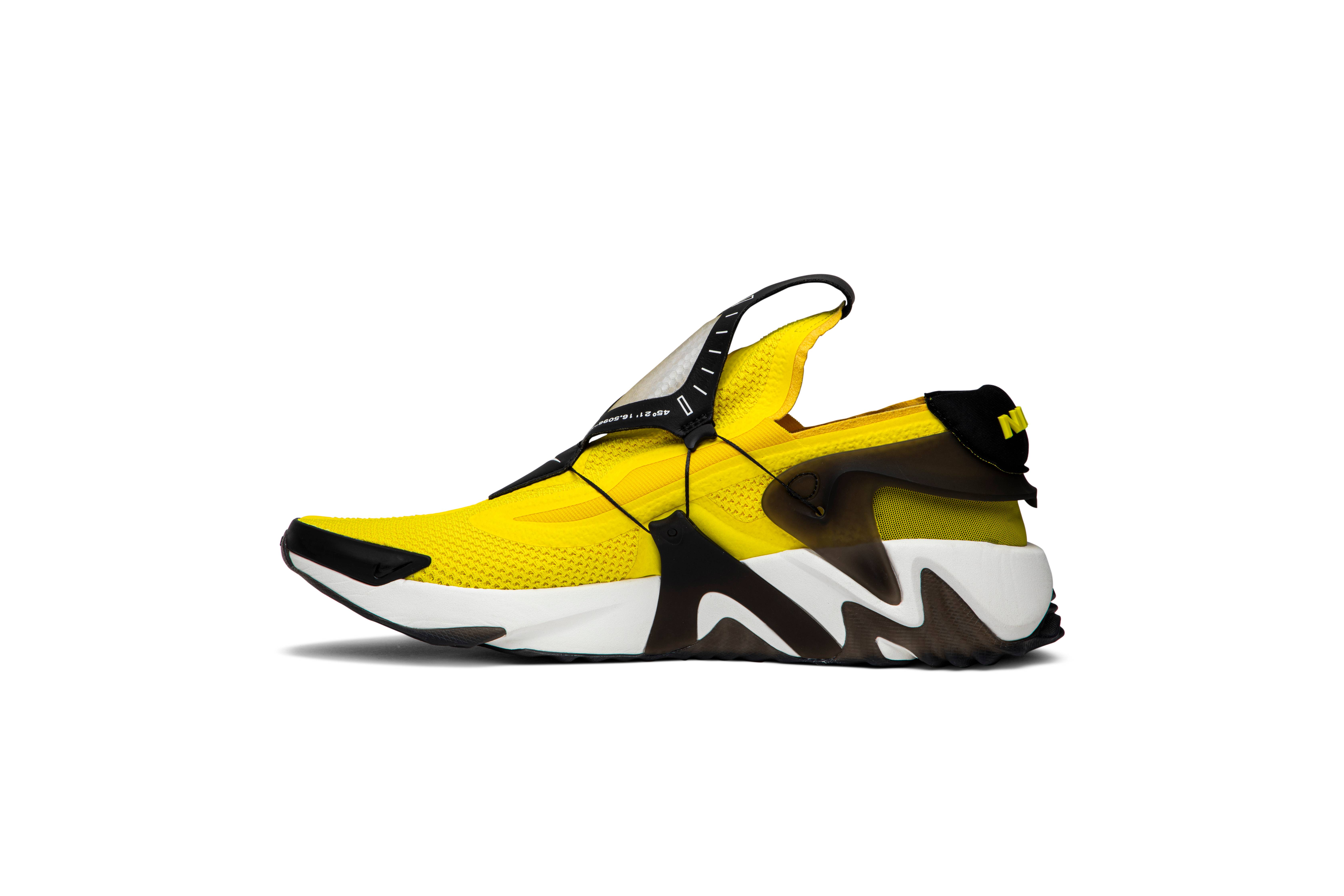 nike adapt huarache opti yellow mens