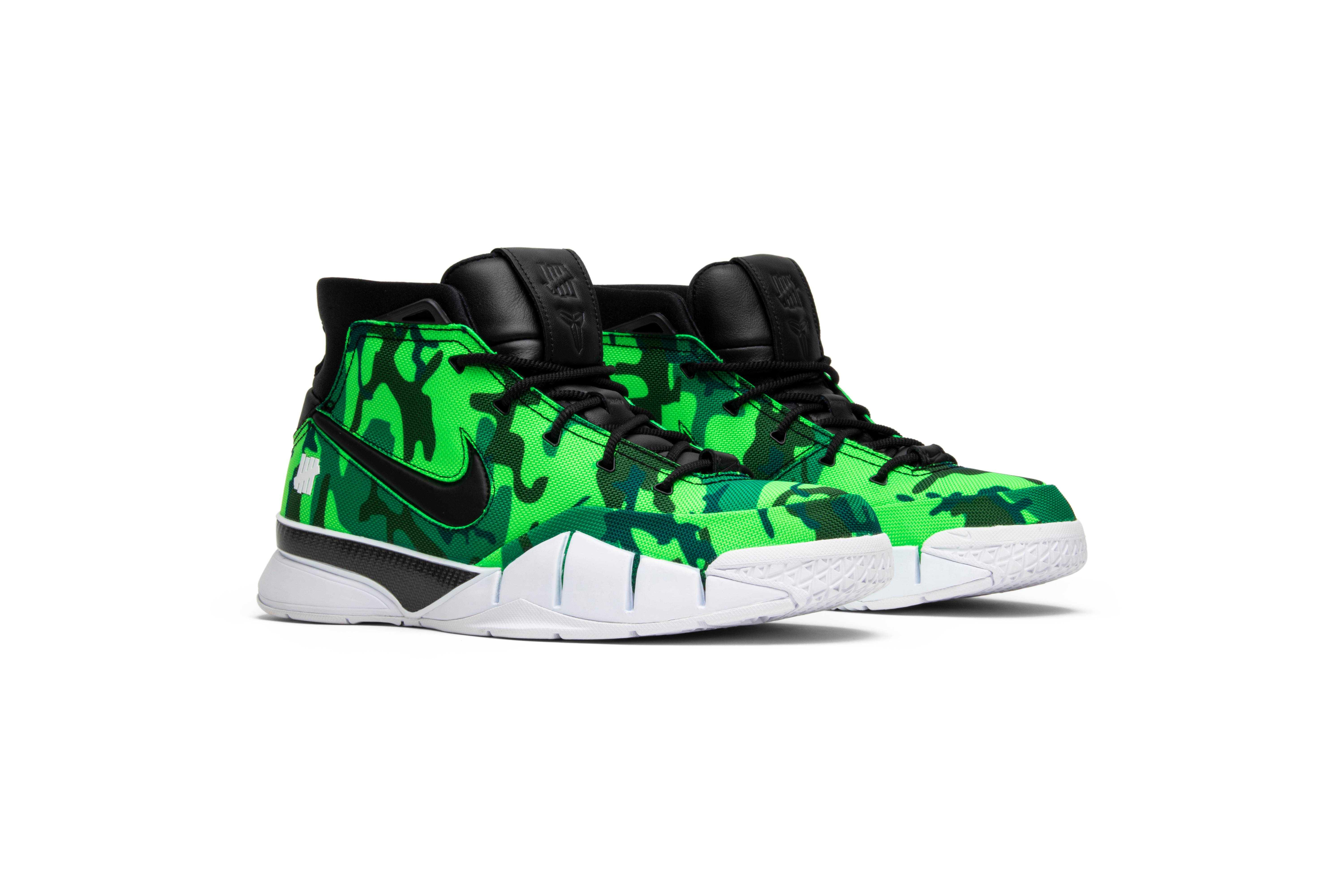 kobe 1 protro undefeated green camo