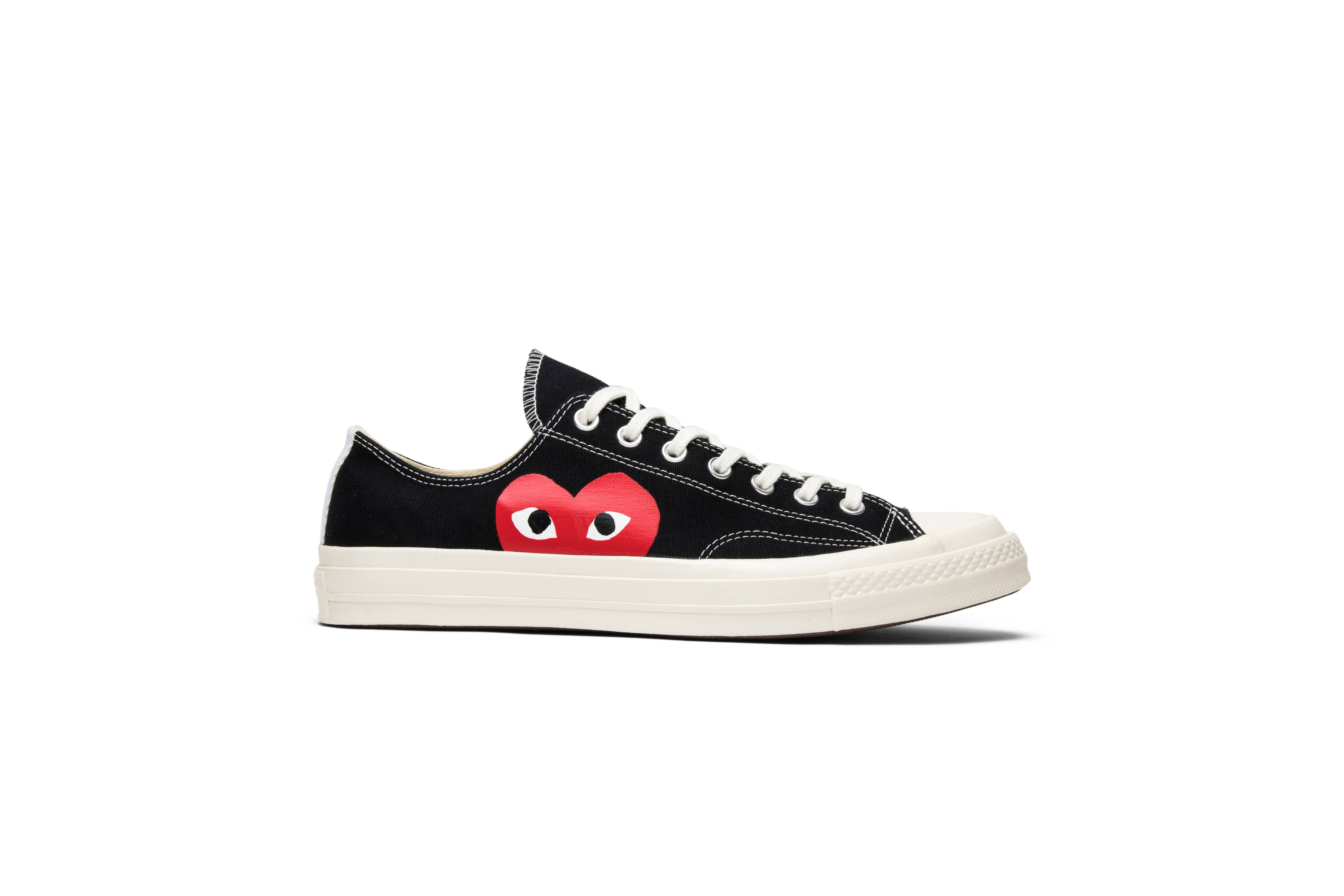 converse low comme des garcons