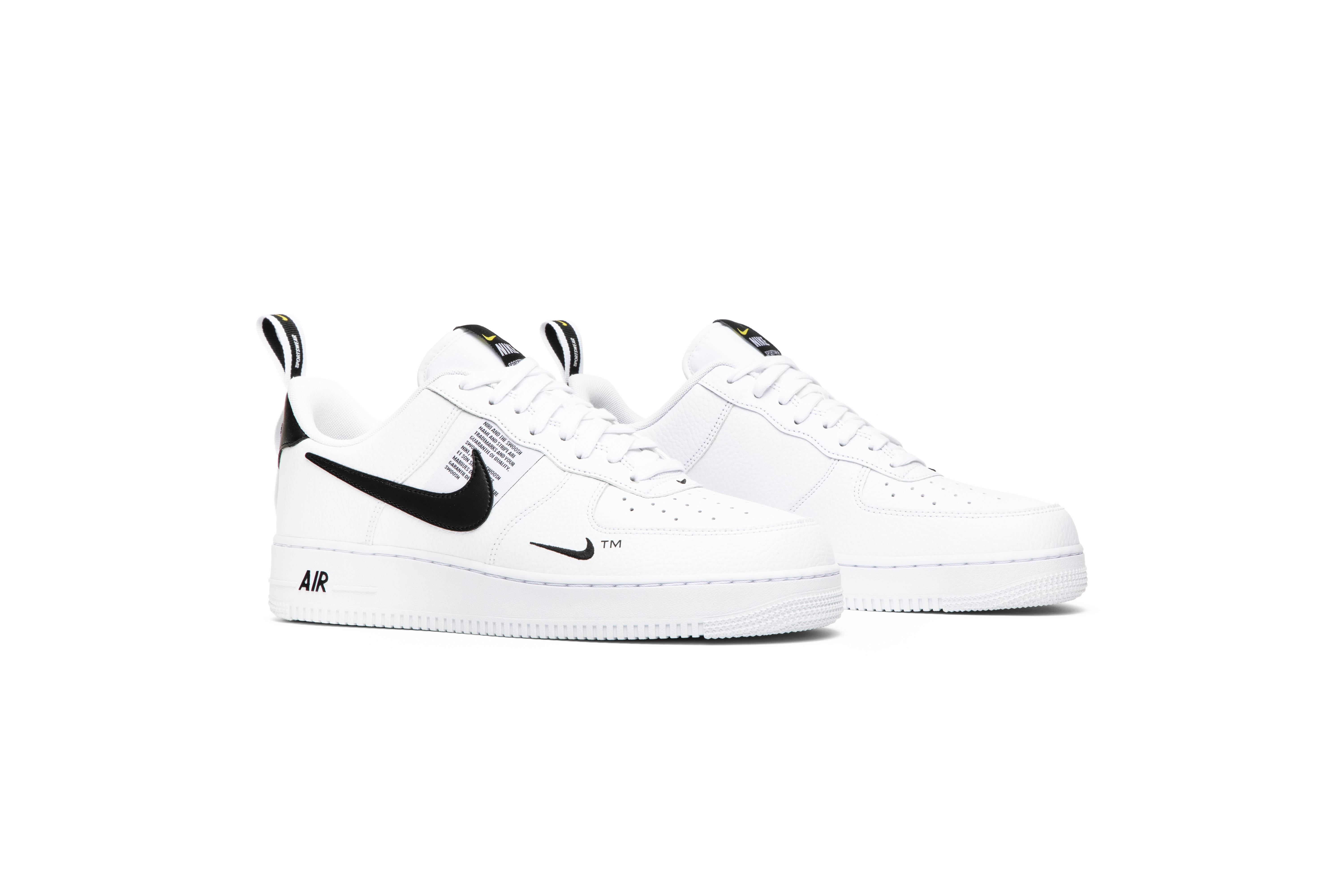nike air force utility white and black