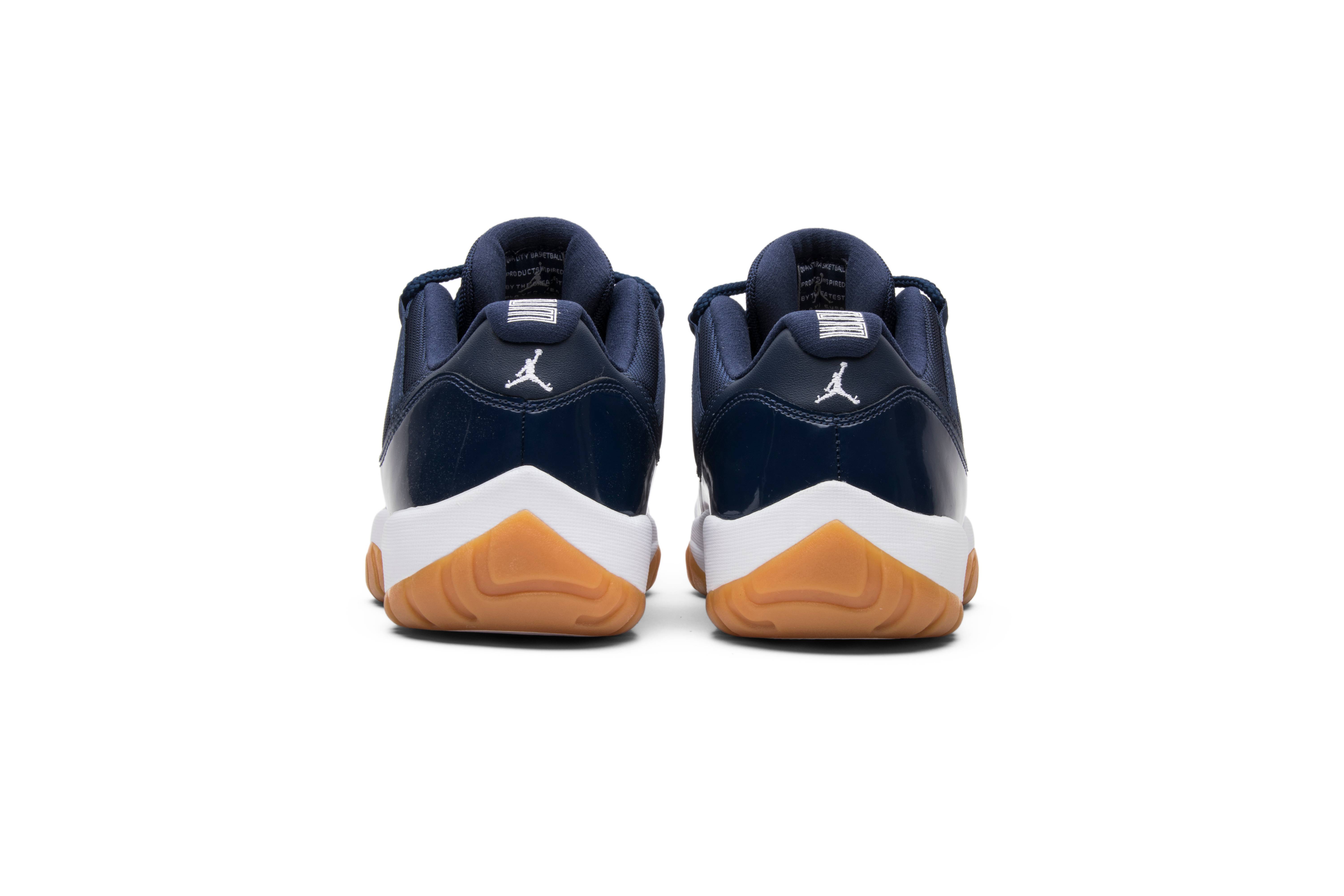 jordan 11 low navy gum release date