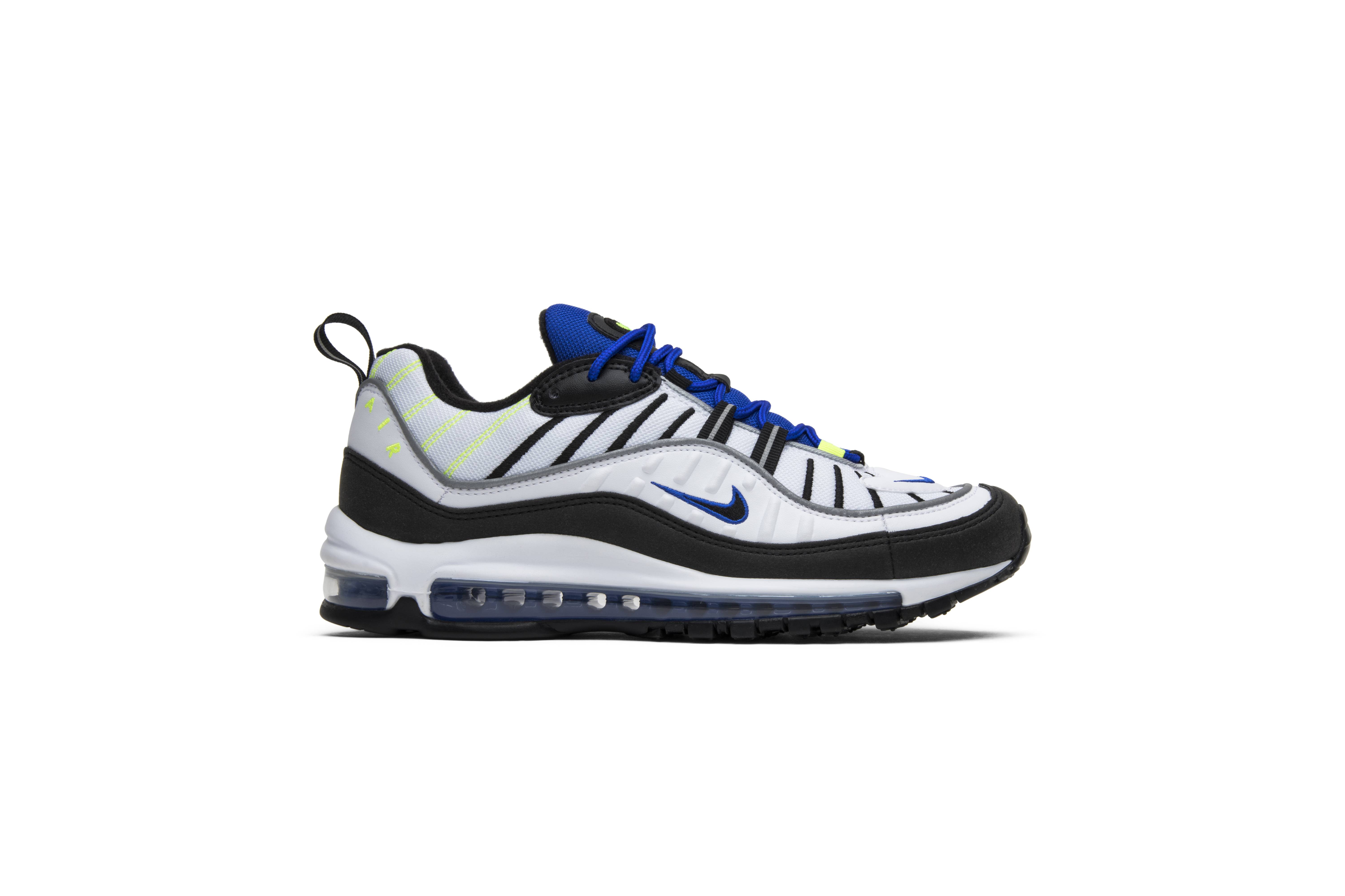 air max 98 white and black