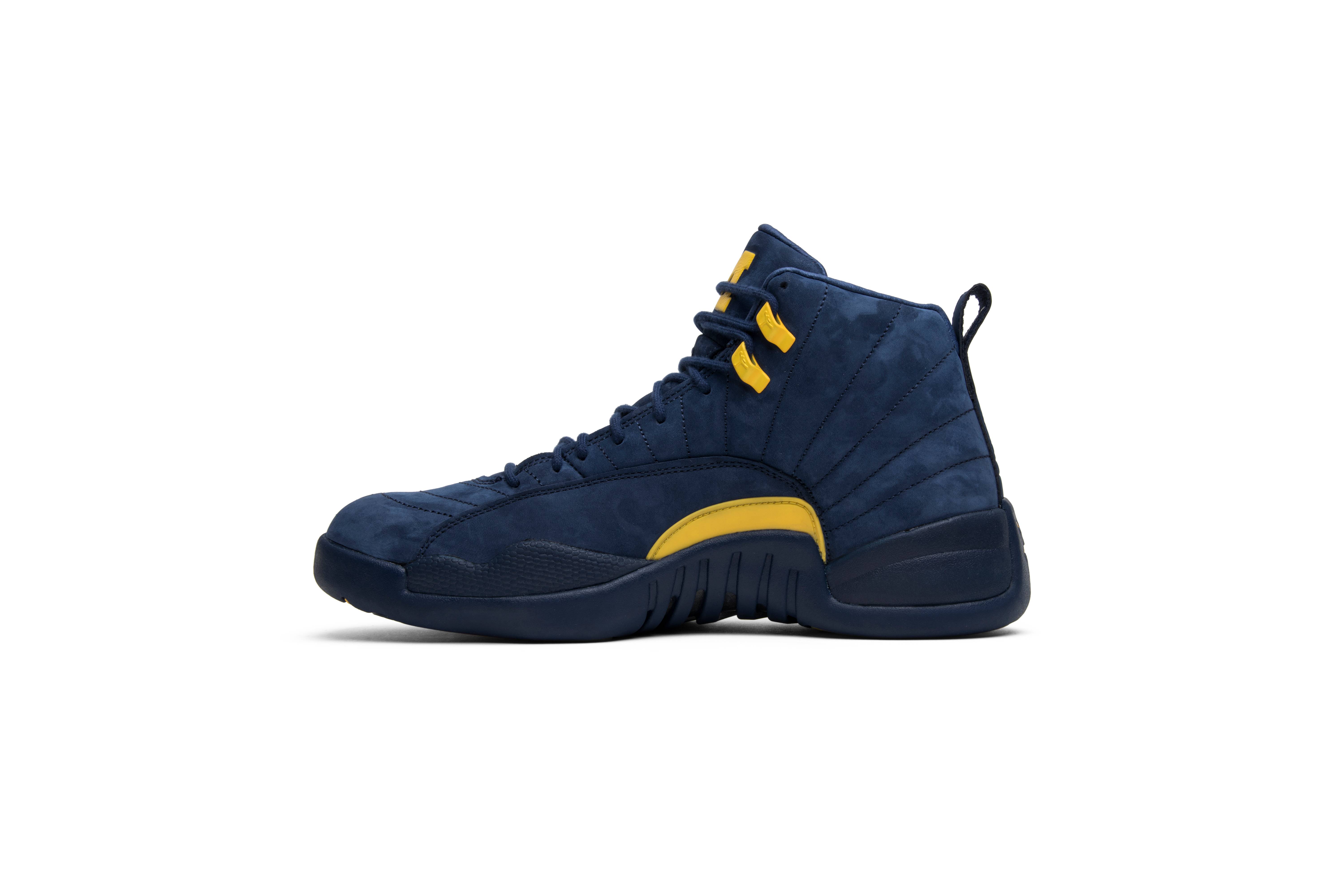 jordan 12 blue yellow