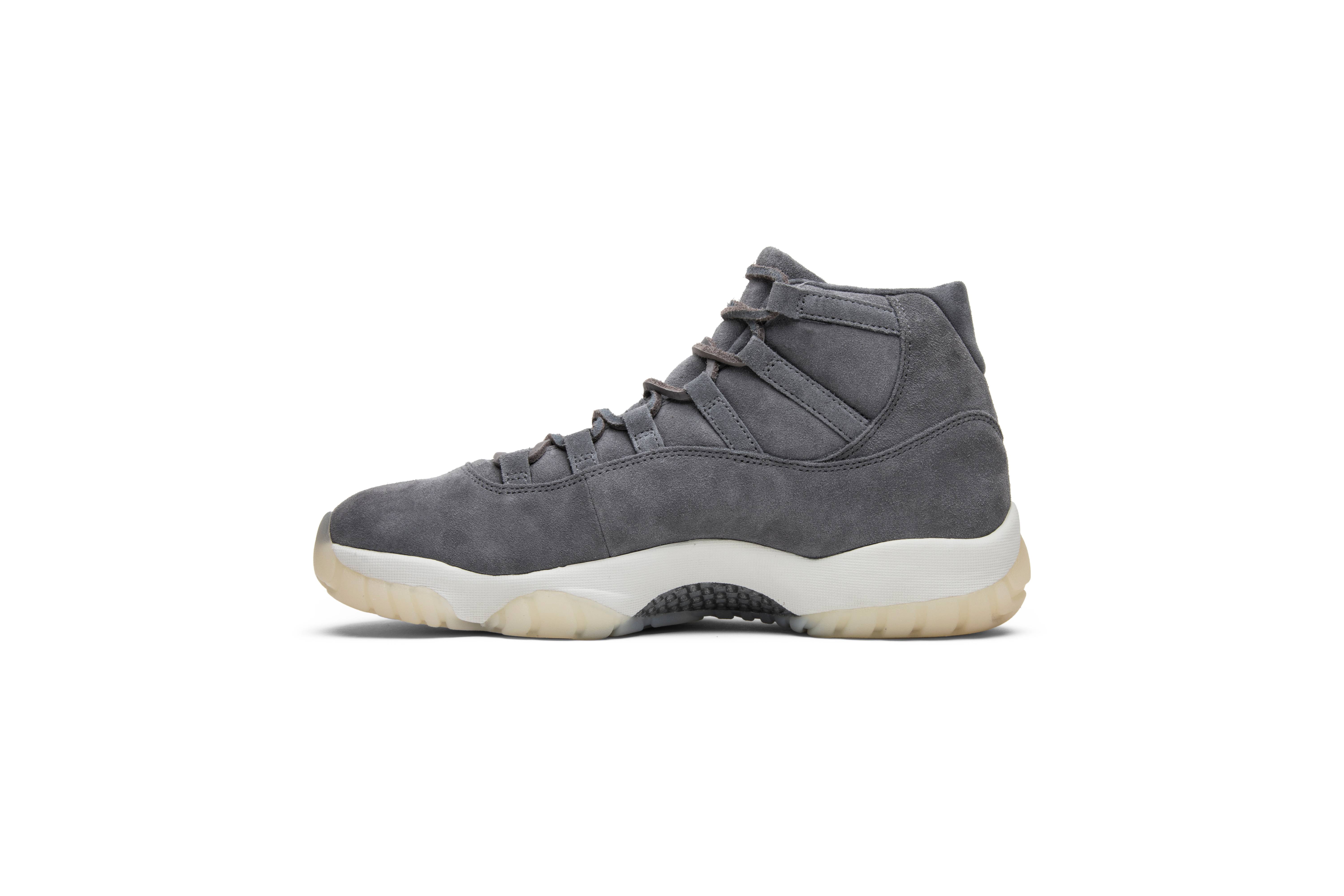 gray suede 11s