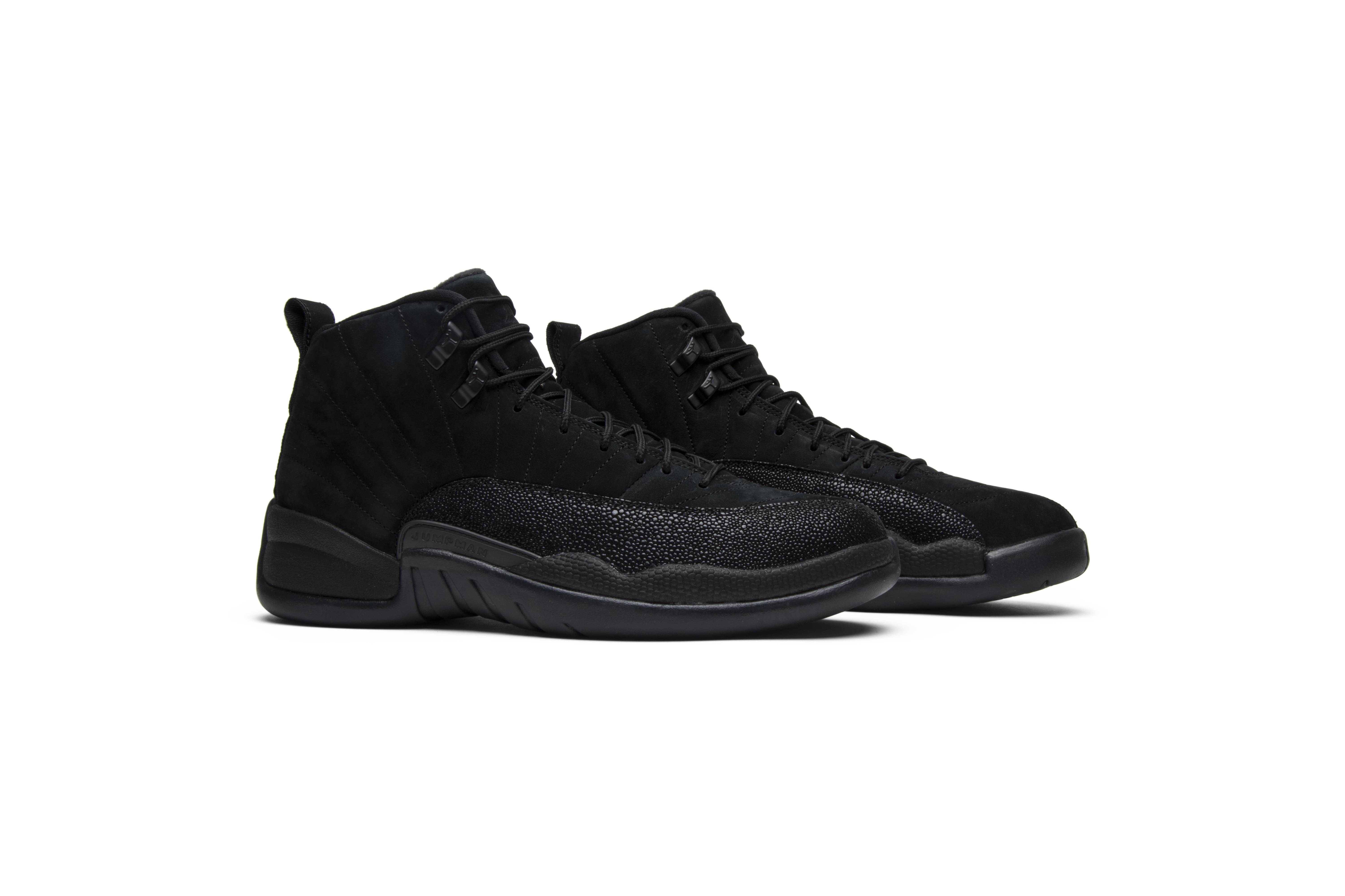 all black suede 12s