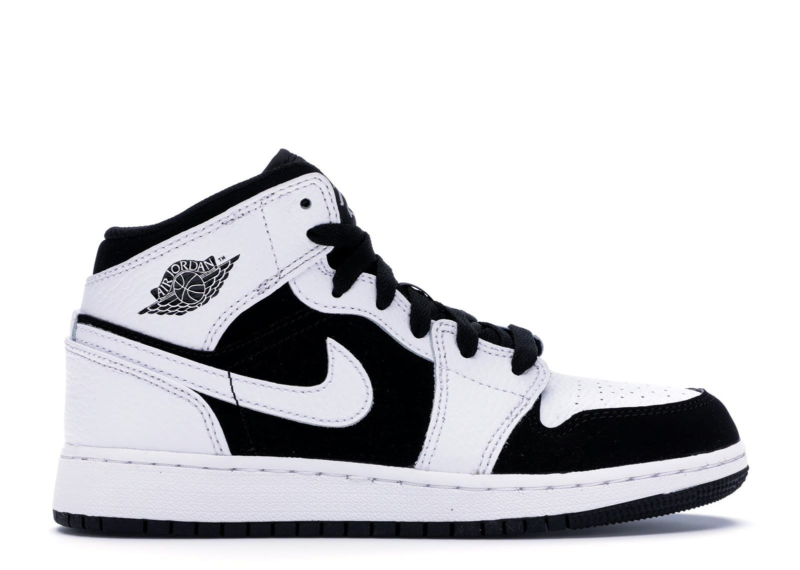 air jordan 1 mid white black