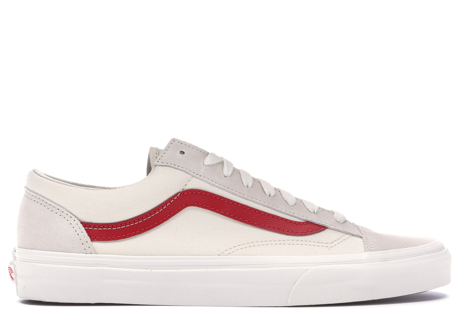 vans marshmallow red style 36