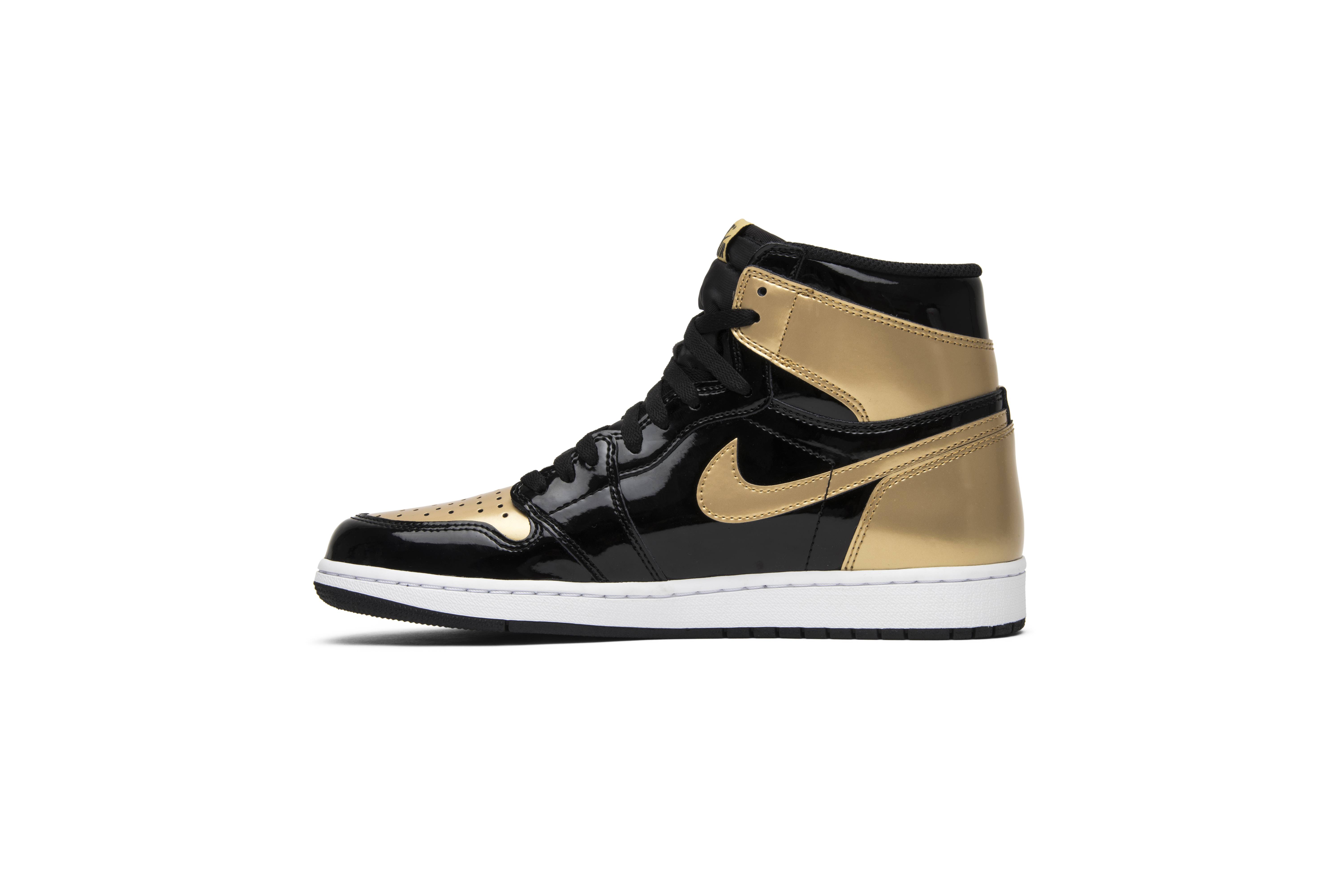 nike air jordan 1 retro high og gold toe