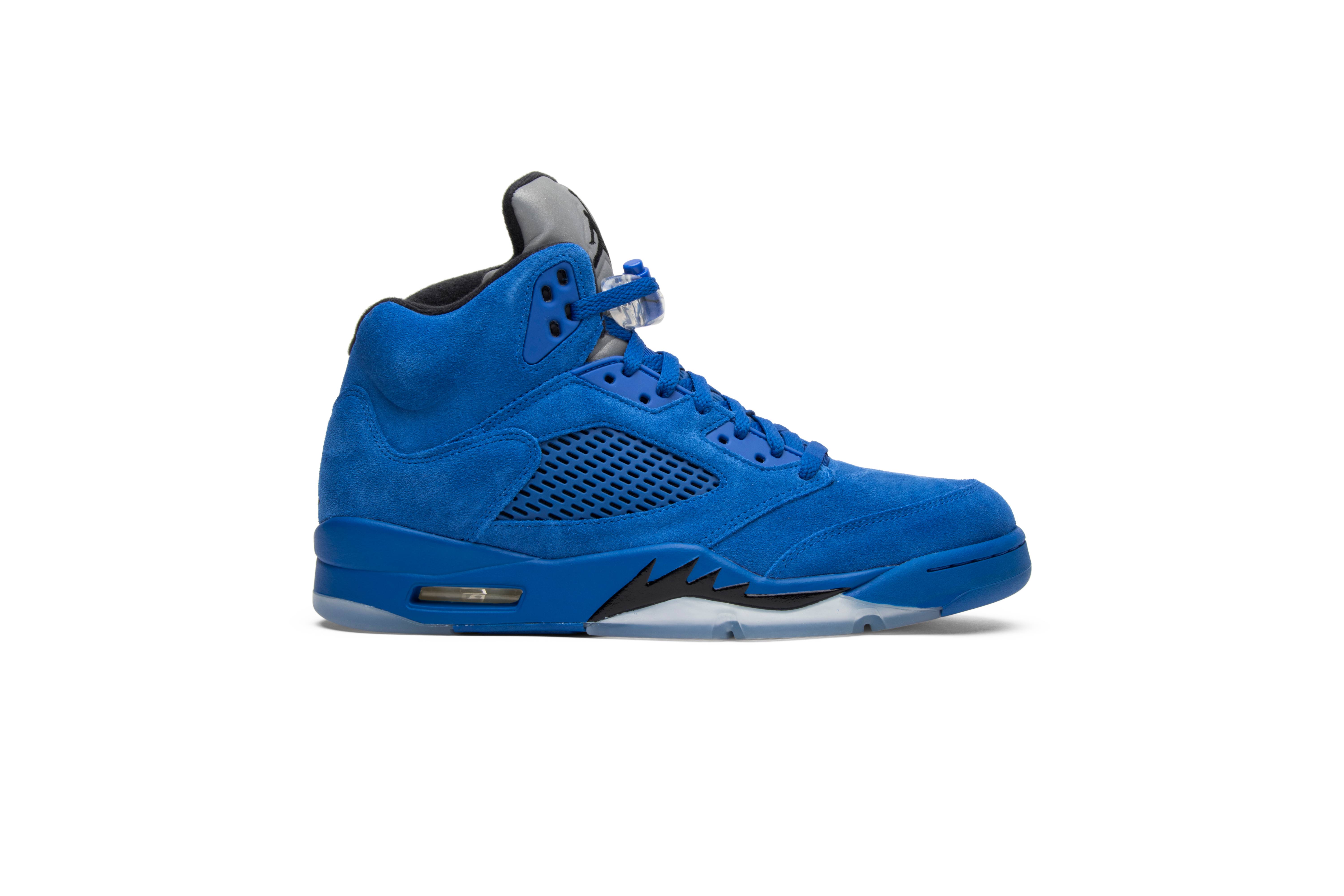 new blue suede jordans