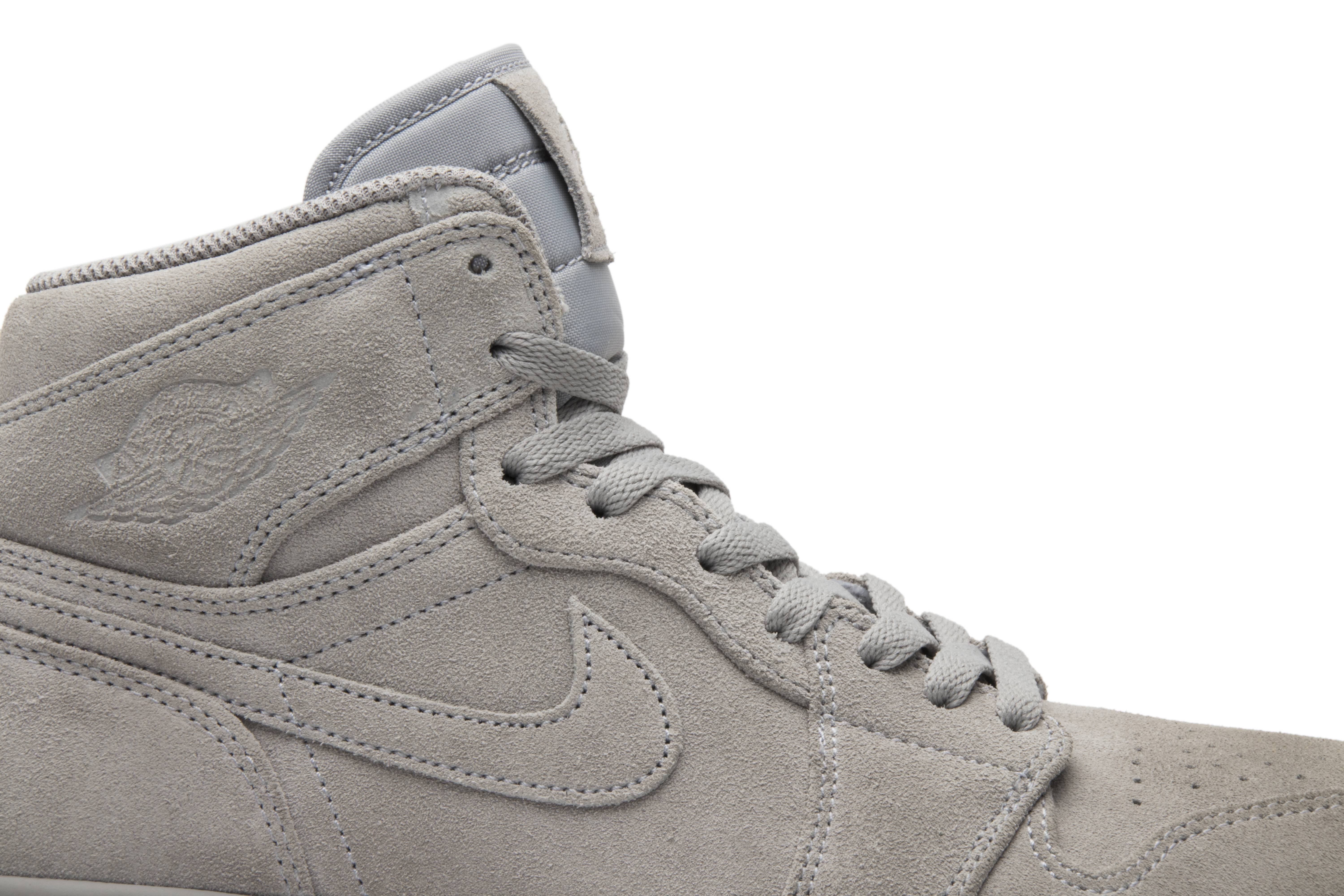 air jordan 1 retro high grey suede