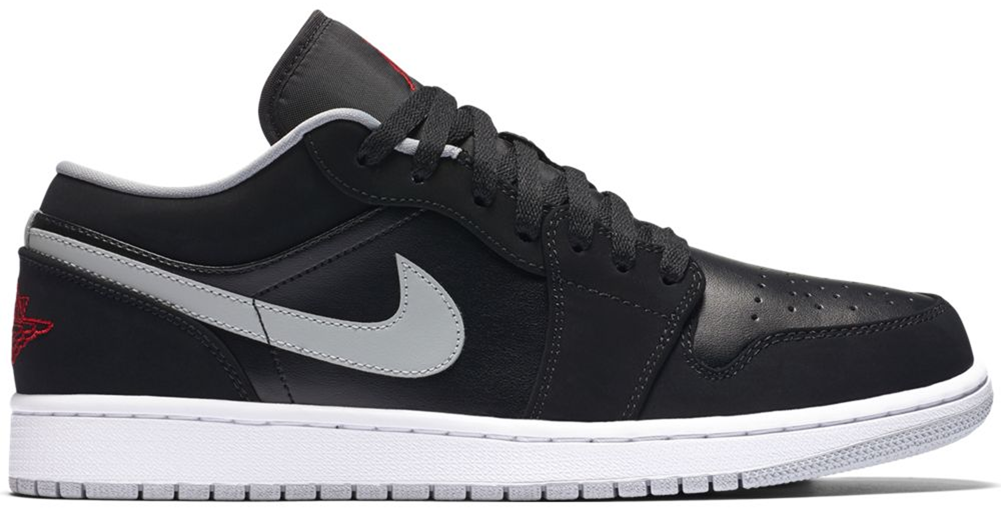 jordan 1 retro low black grey