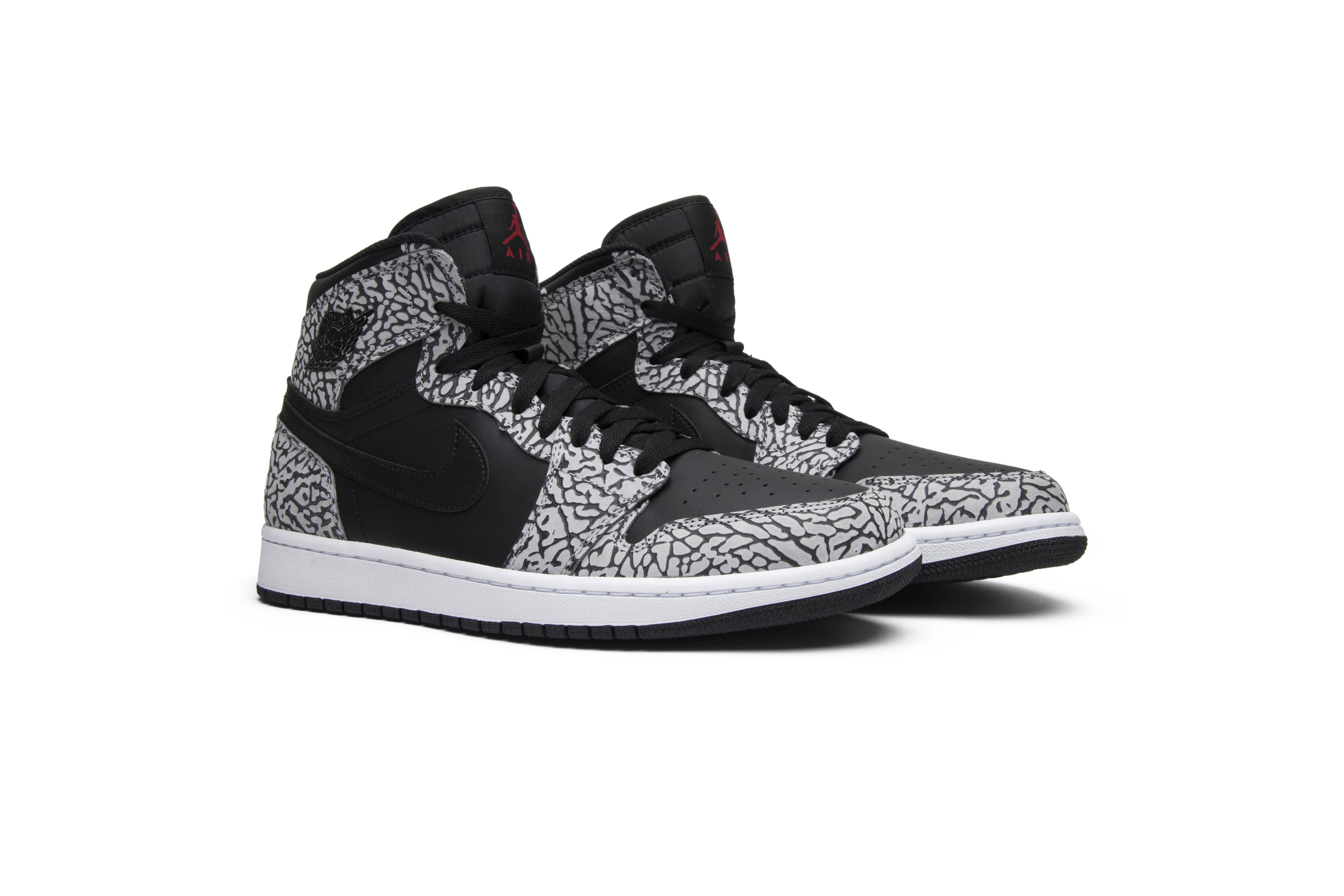 black elephant jordan 1