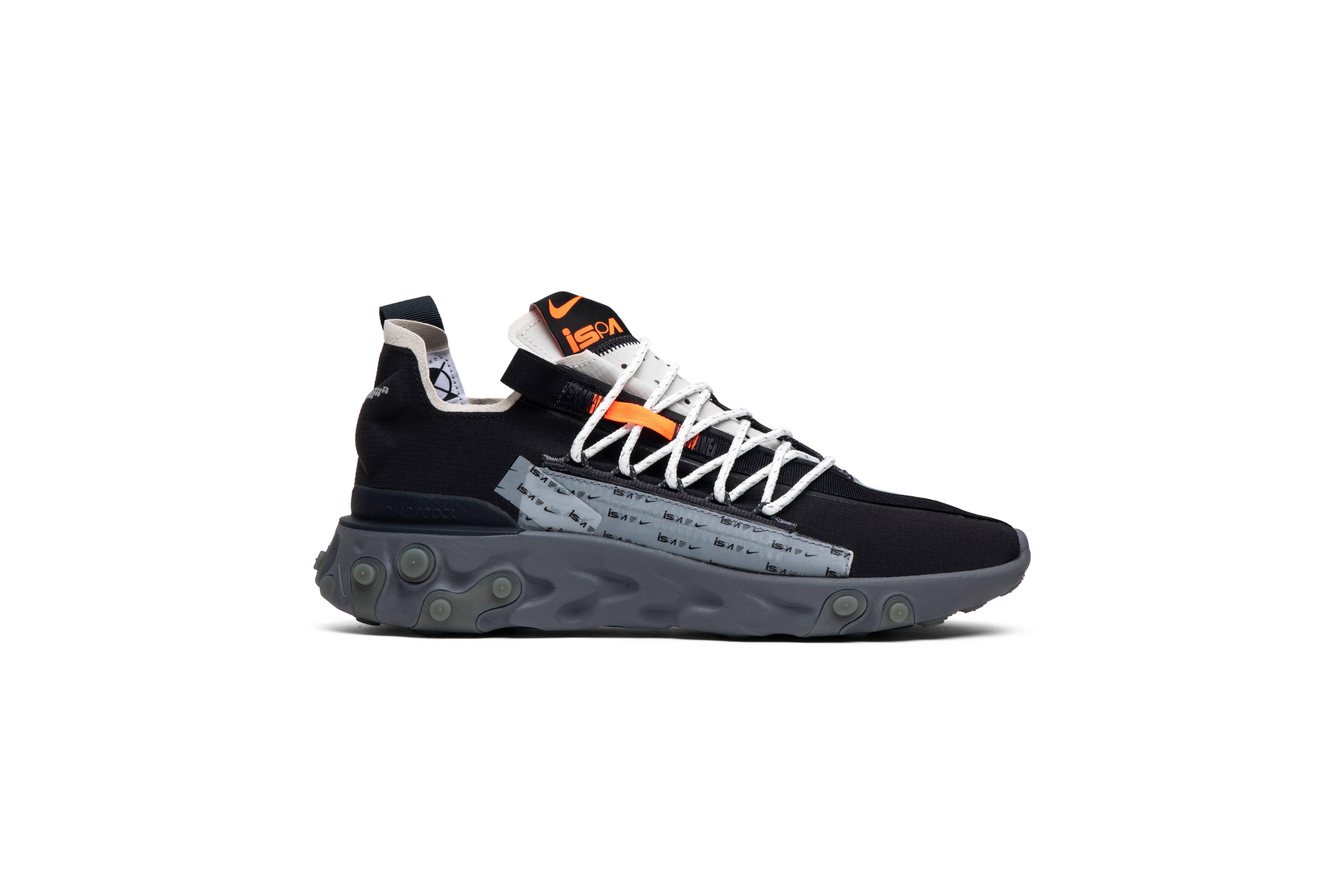 nike react ispa gunsmoke