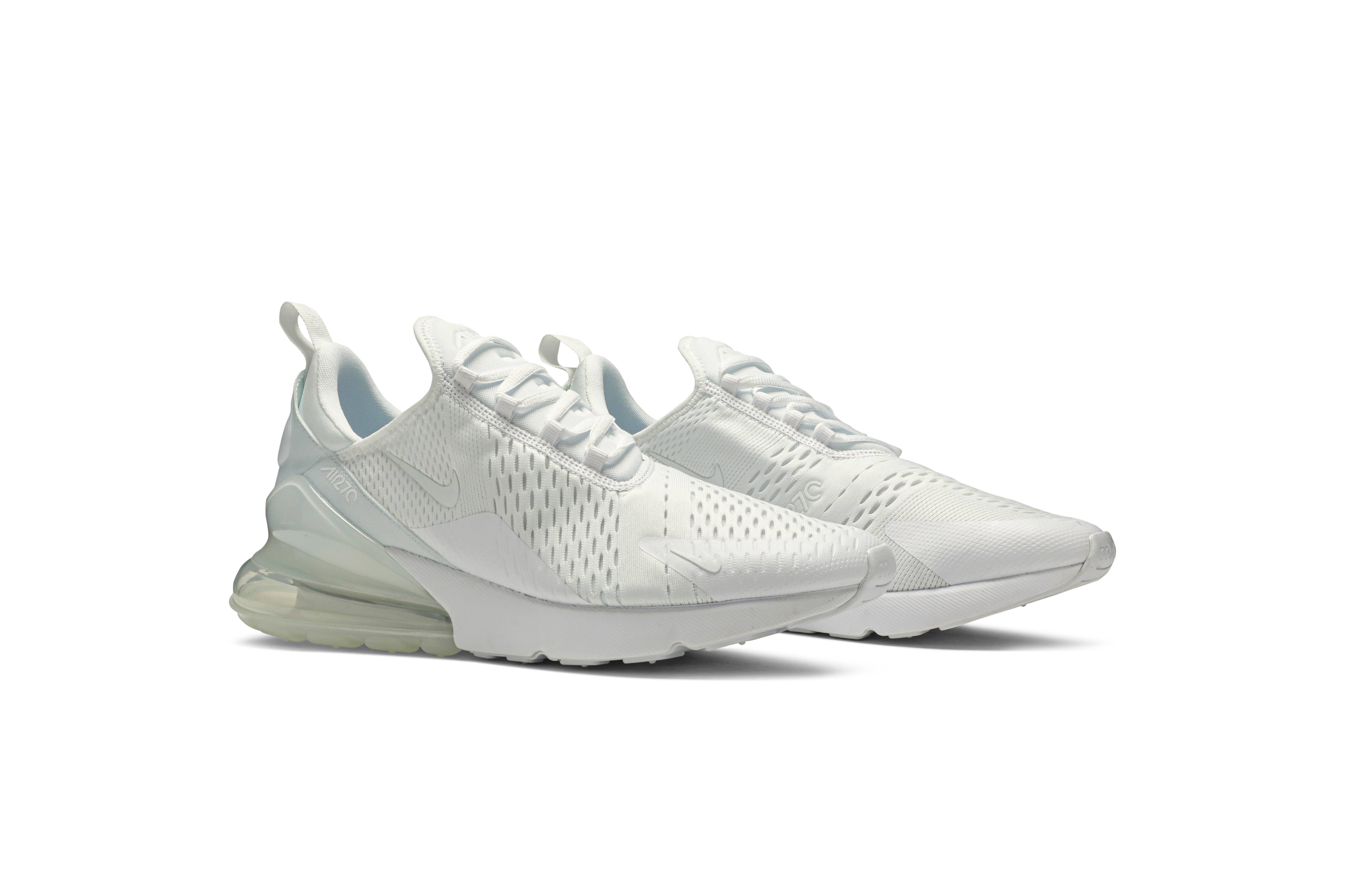 triple white nike air max 270 womens