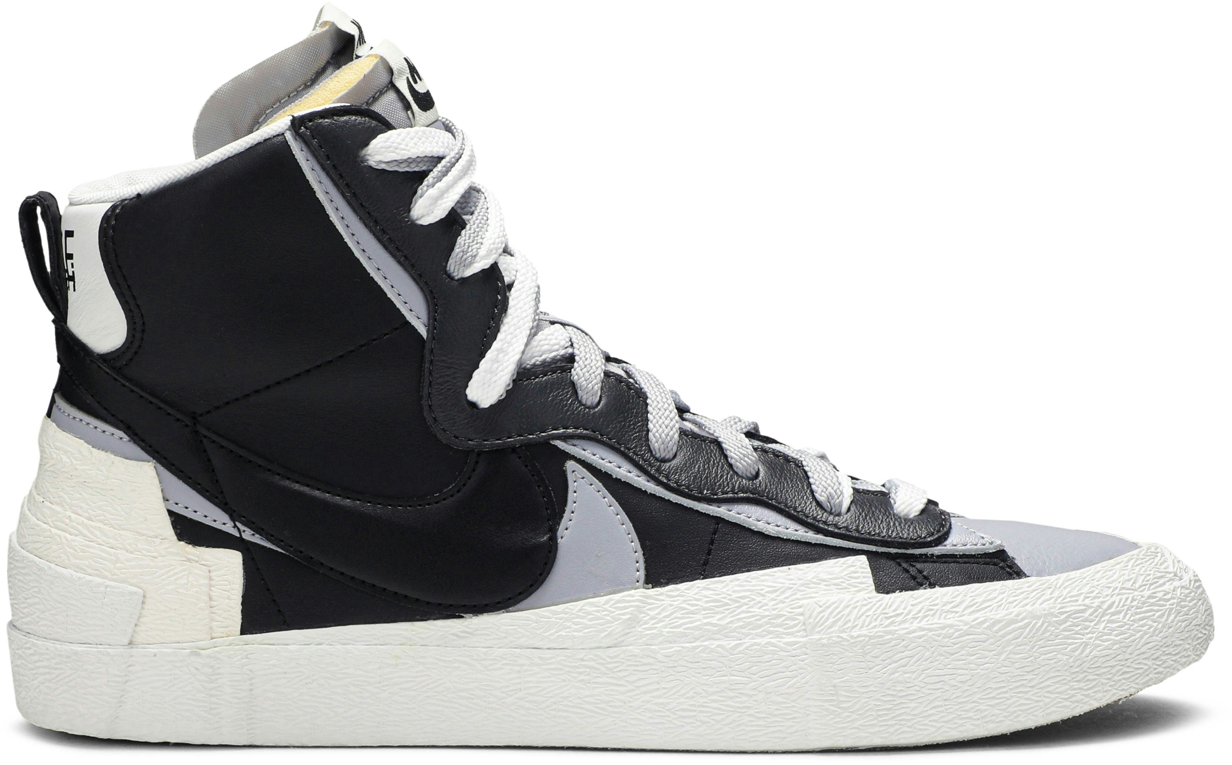 Sacai x Nike Blazer Mid 'Black Grey' - BV0072-002 - Novelship