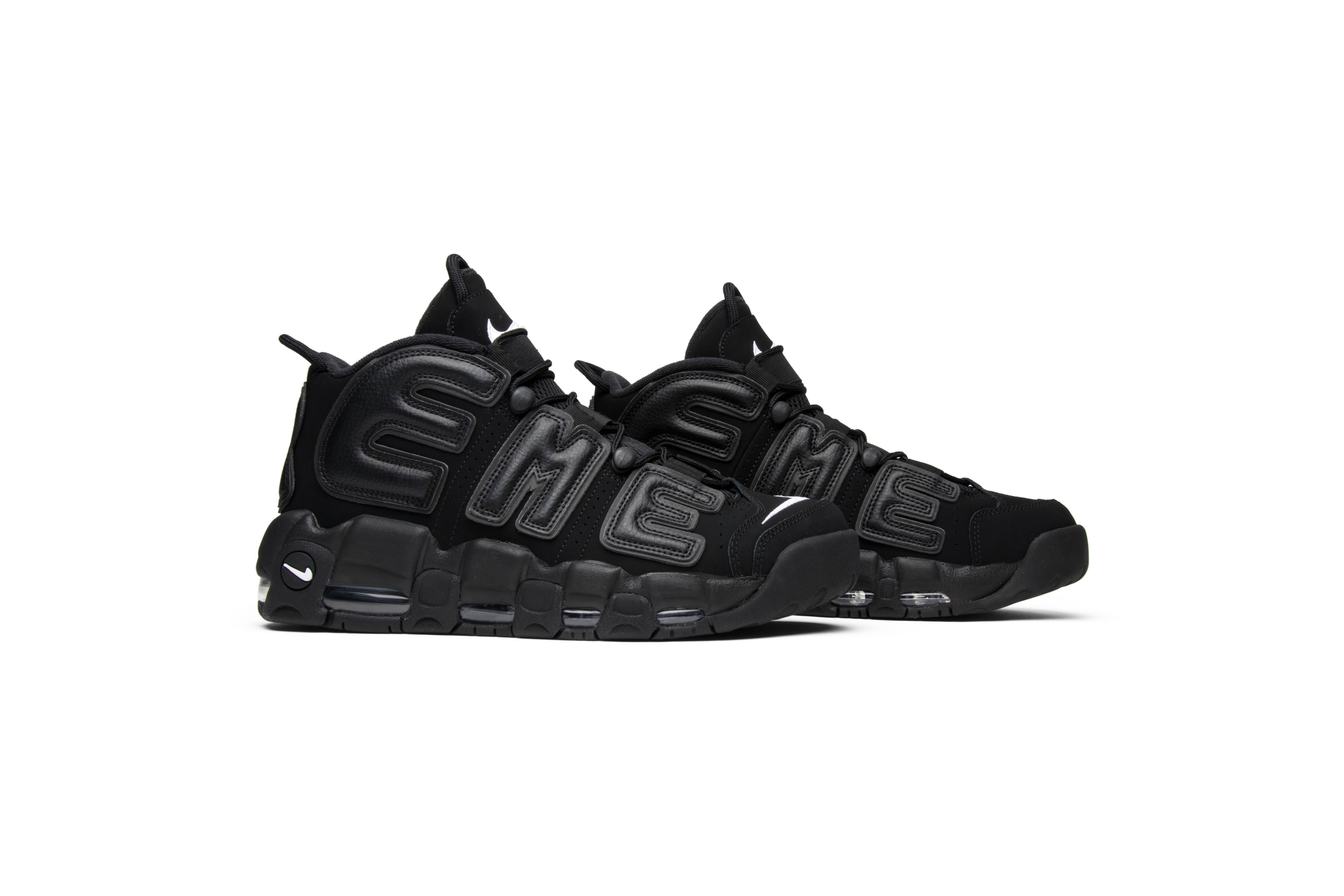 Supreme x Nike Air More Uptempo 'Black 