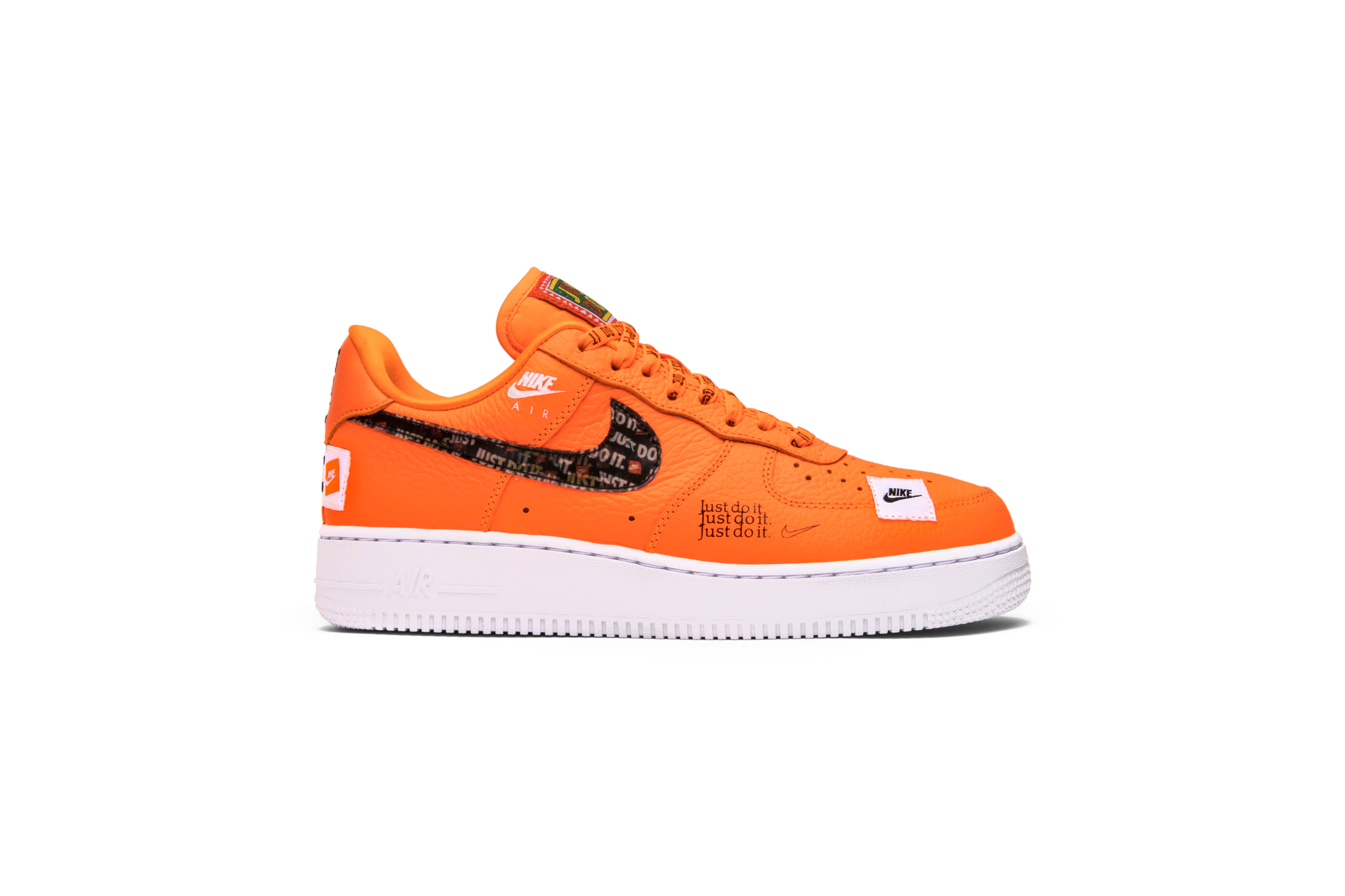 air force one orange just do it