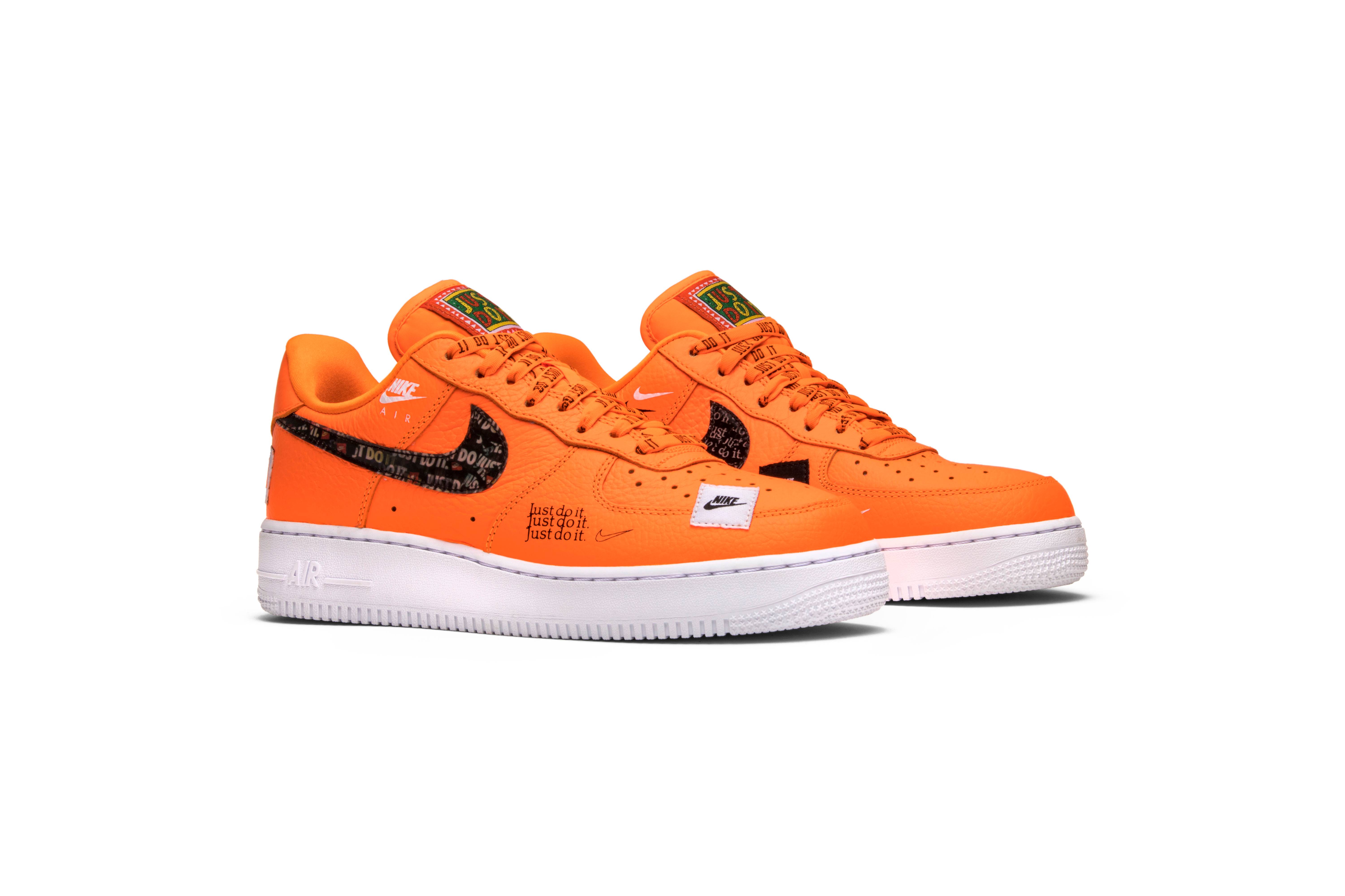 air force 1 low just do it pack orange