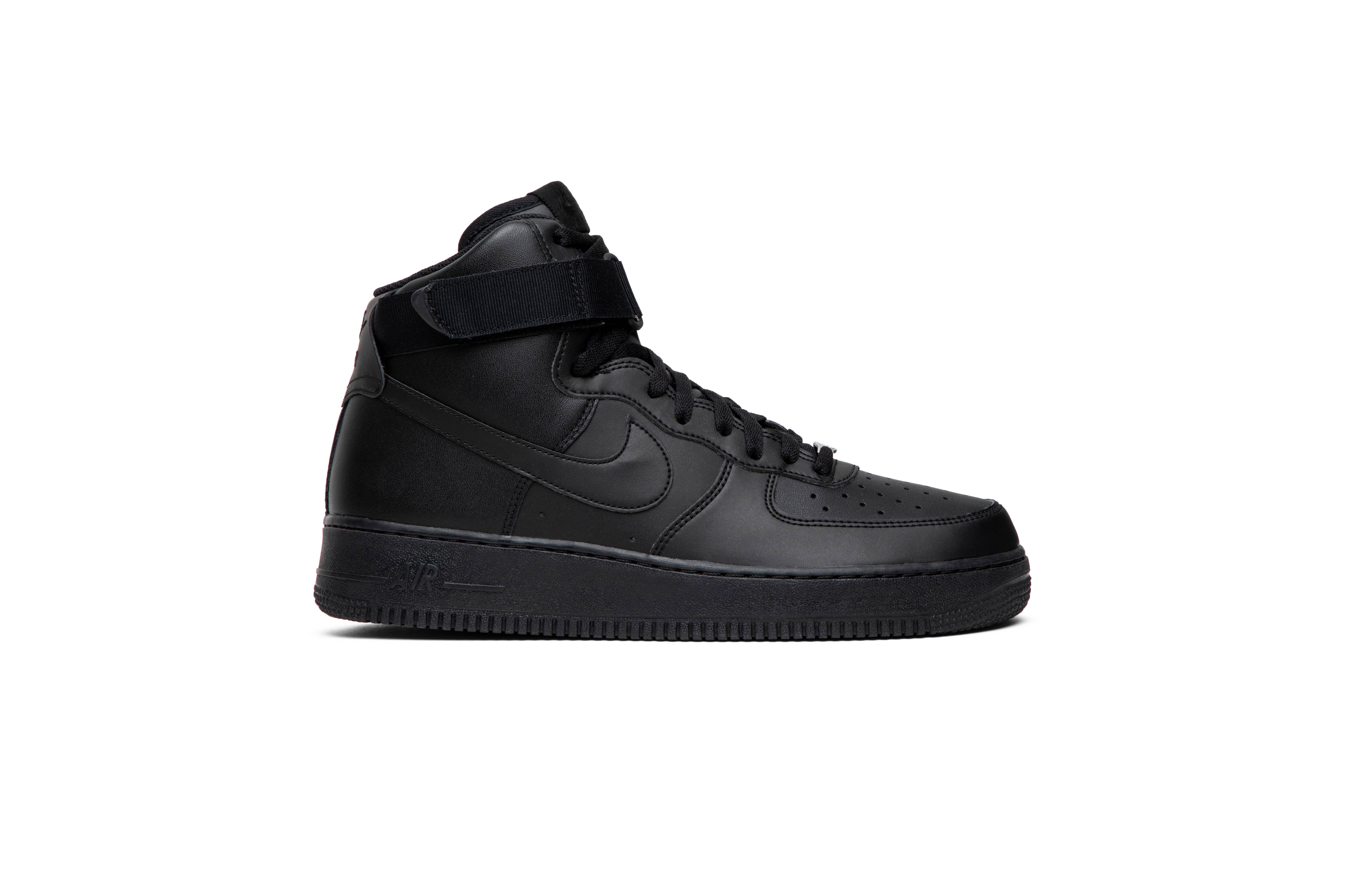 black high tops air force 1