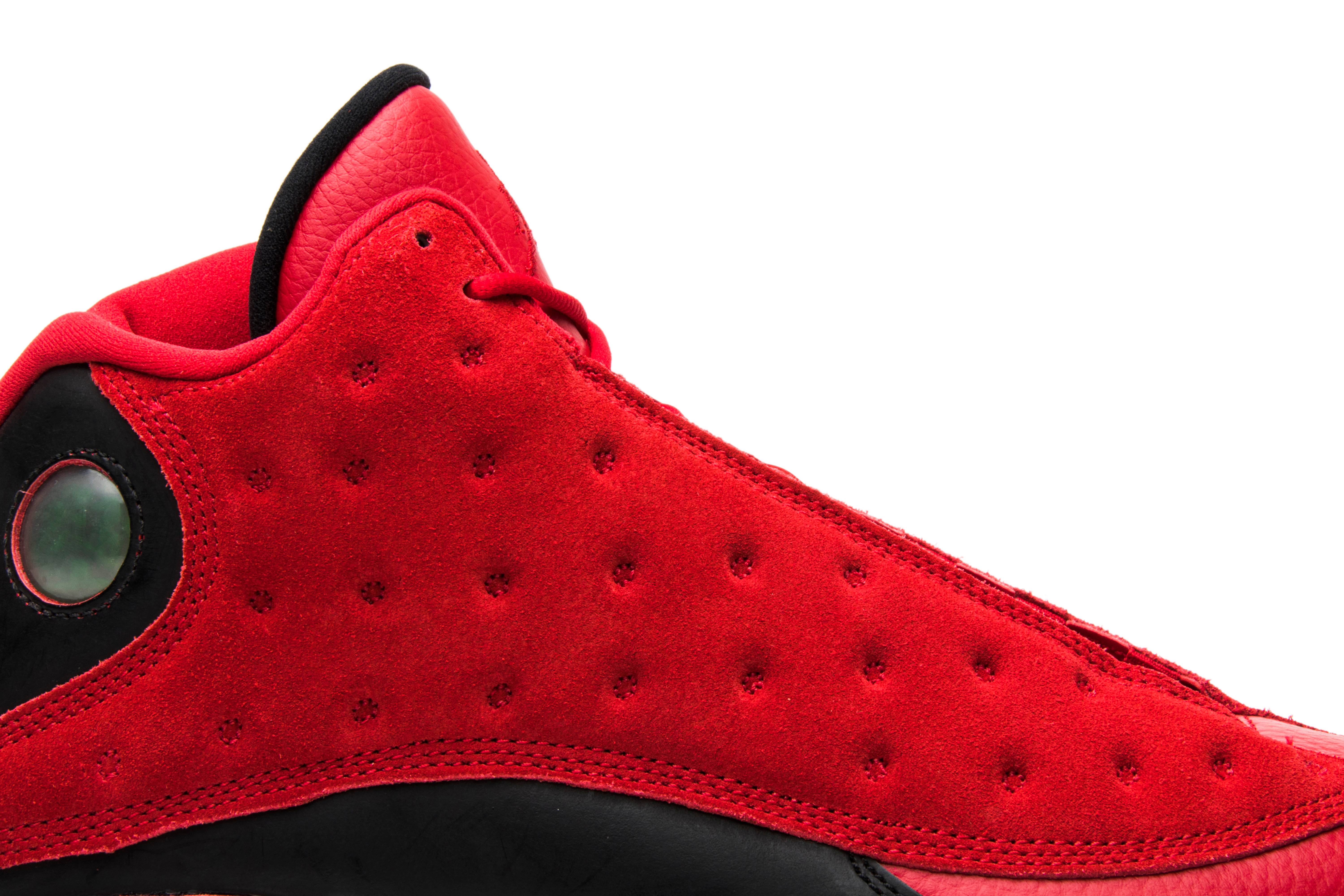 red and black jordans 13 mens