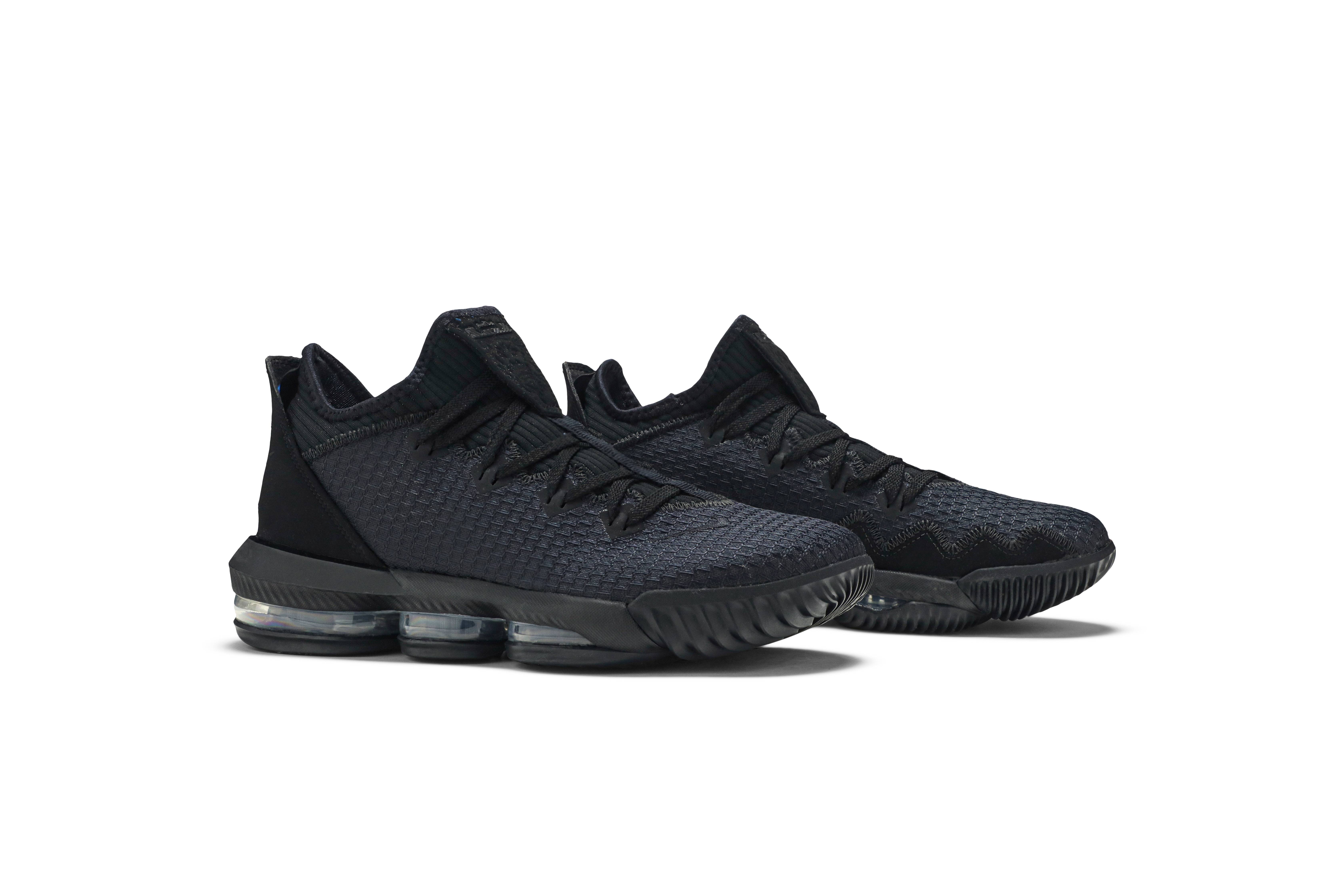 lebron 16 triple black low