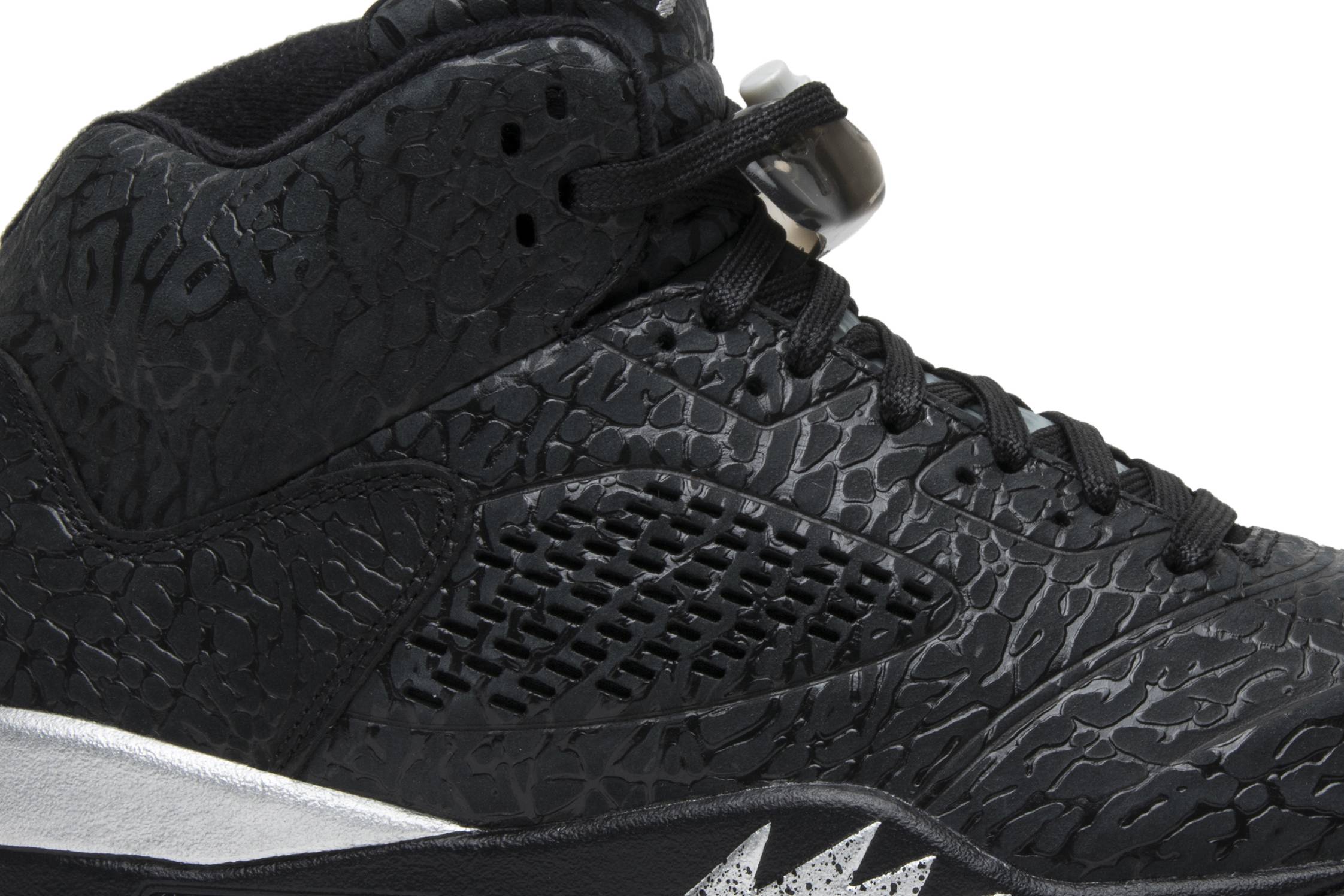 jordan 5 retro 3lab5 black silver
