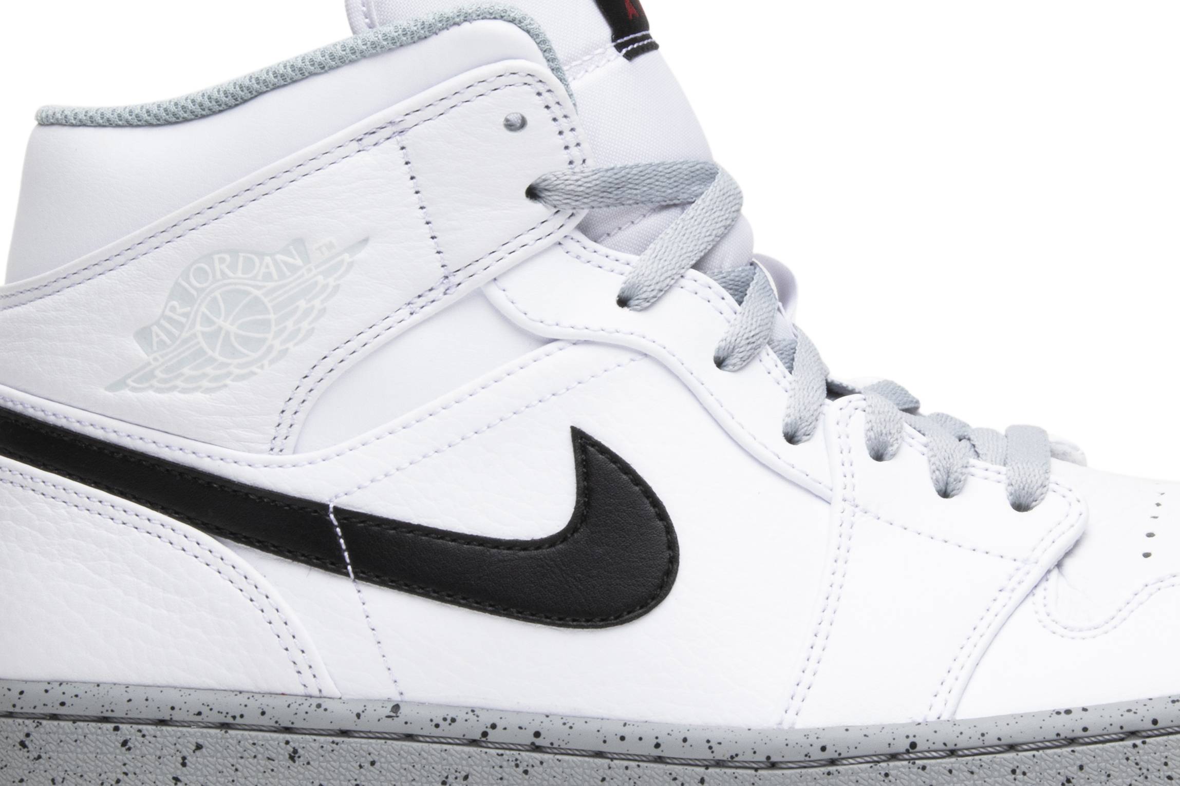 air jordan 1 mid white cement