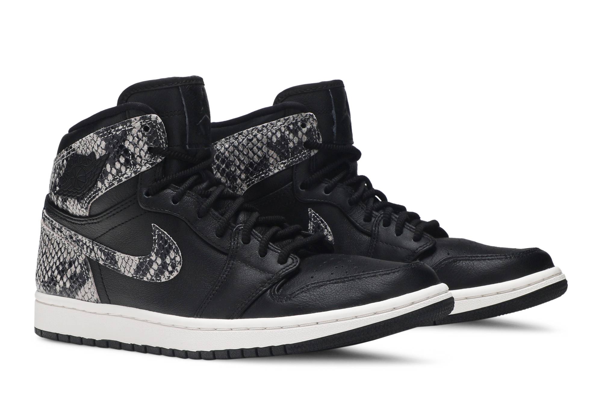 jordan snakeskin black