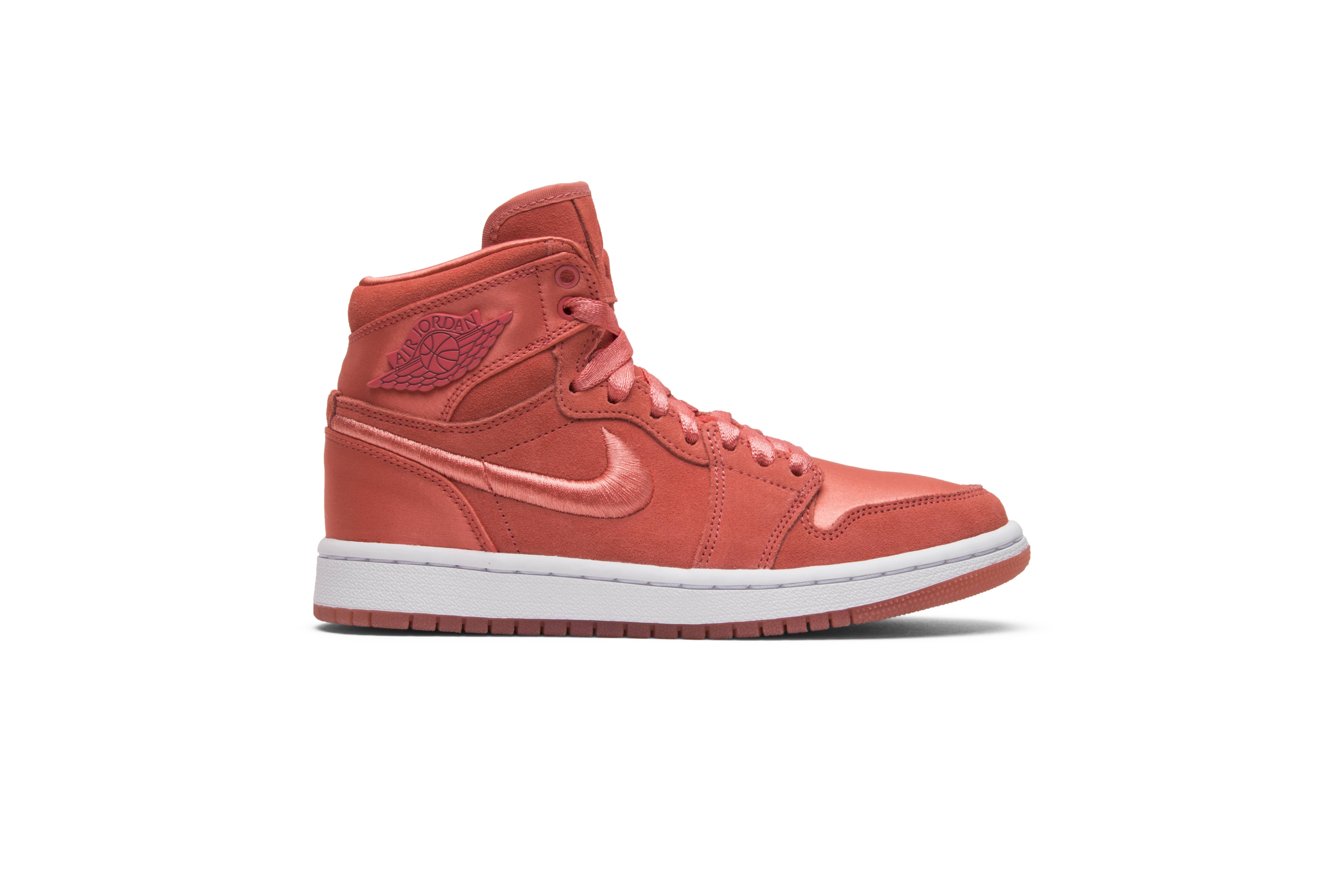 peach air jordan 1s