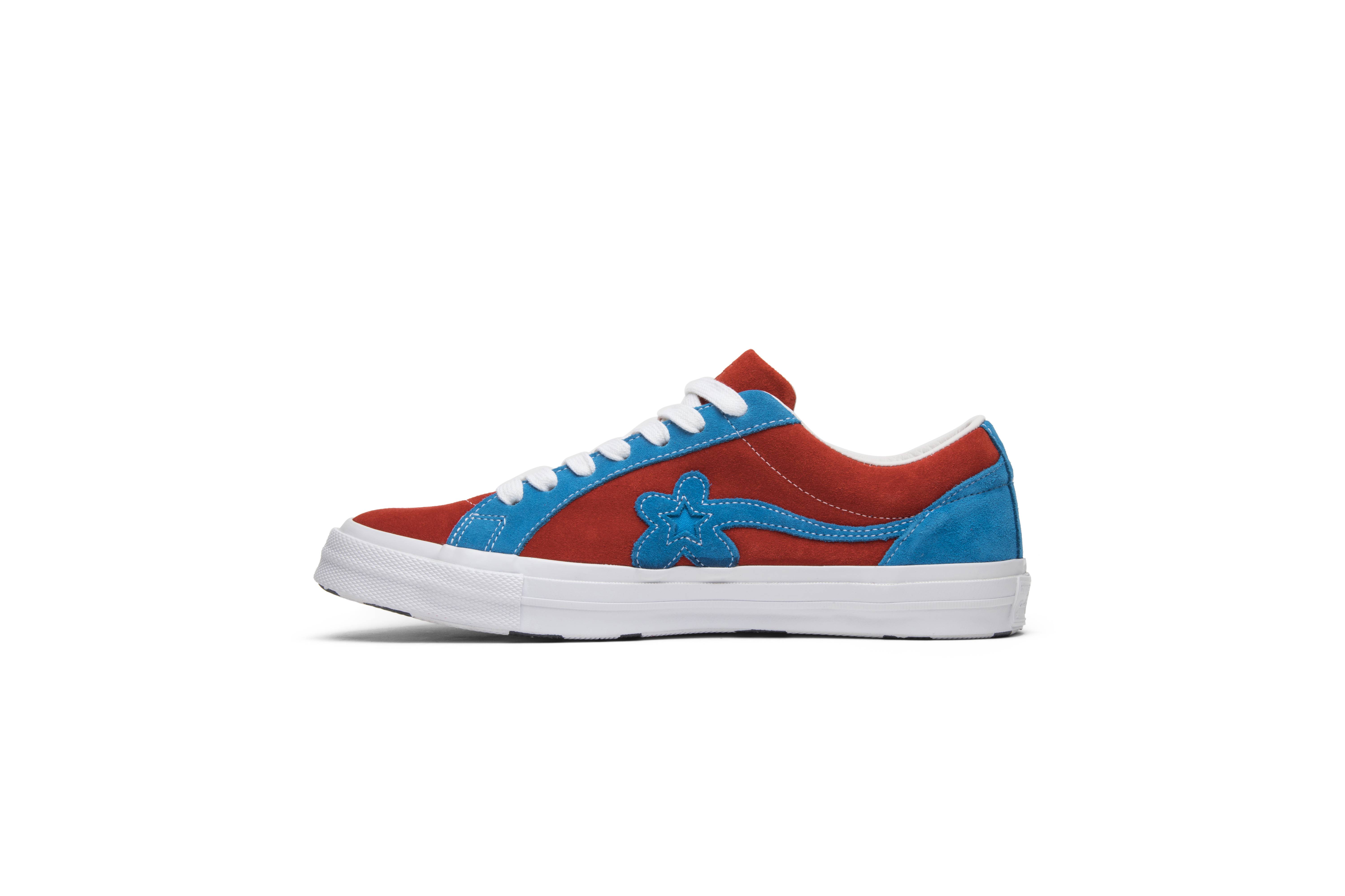 golf le fleur converse blue and red
