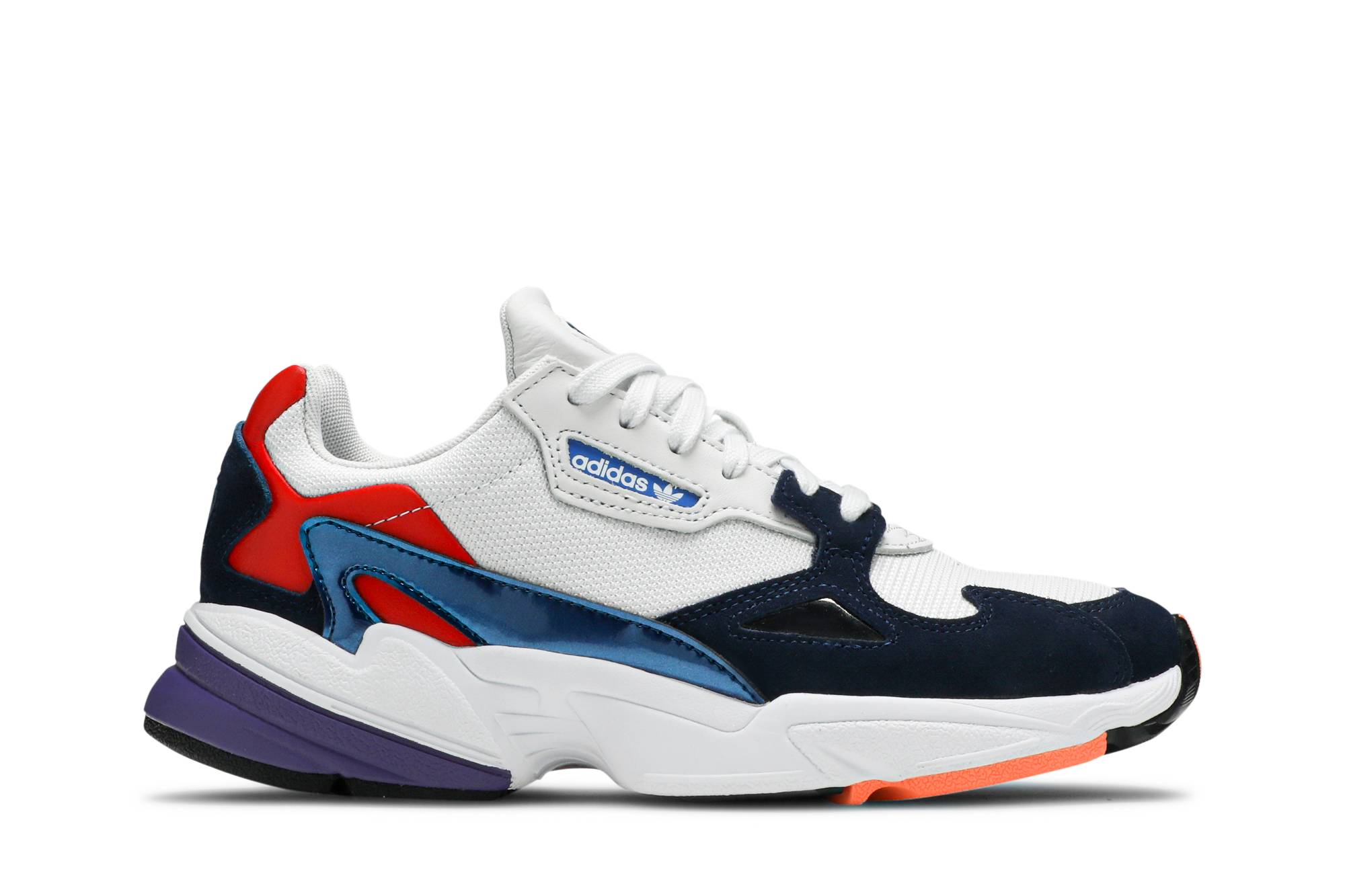adidas falcon white blue