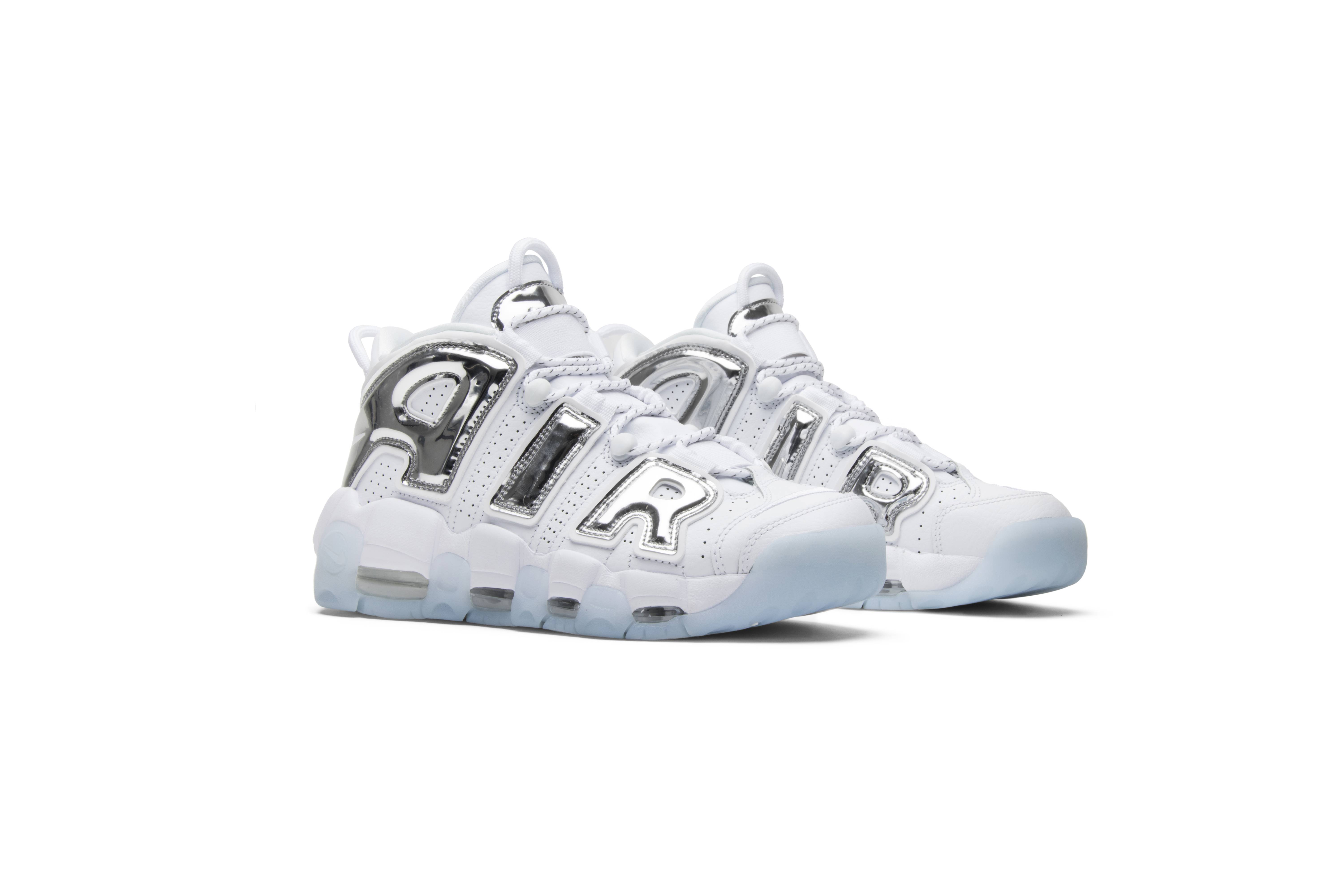 air more uptempo chrome white