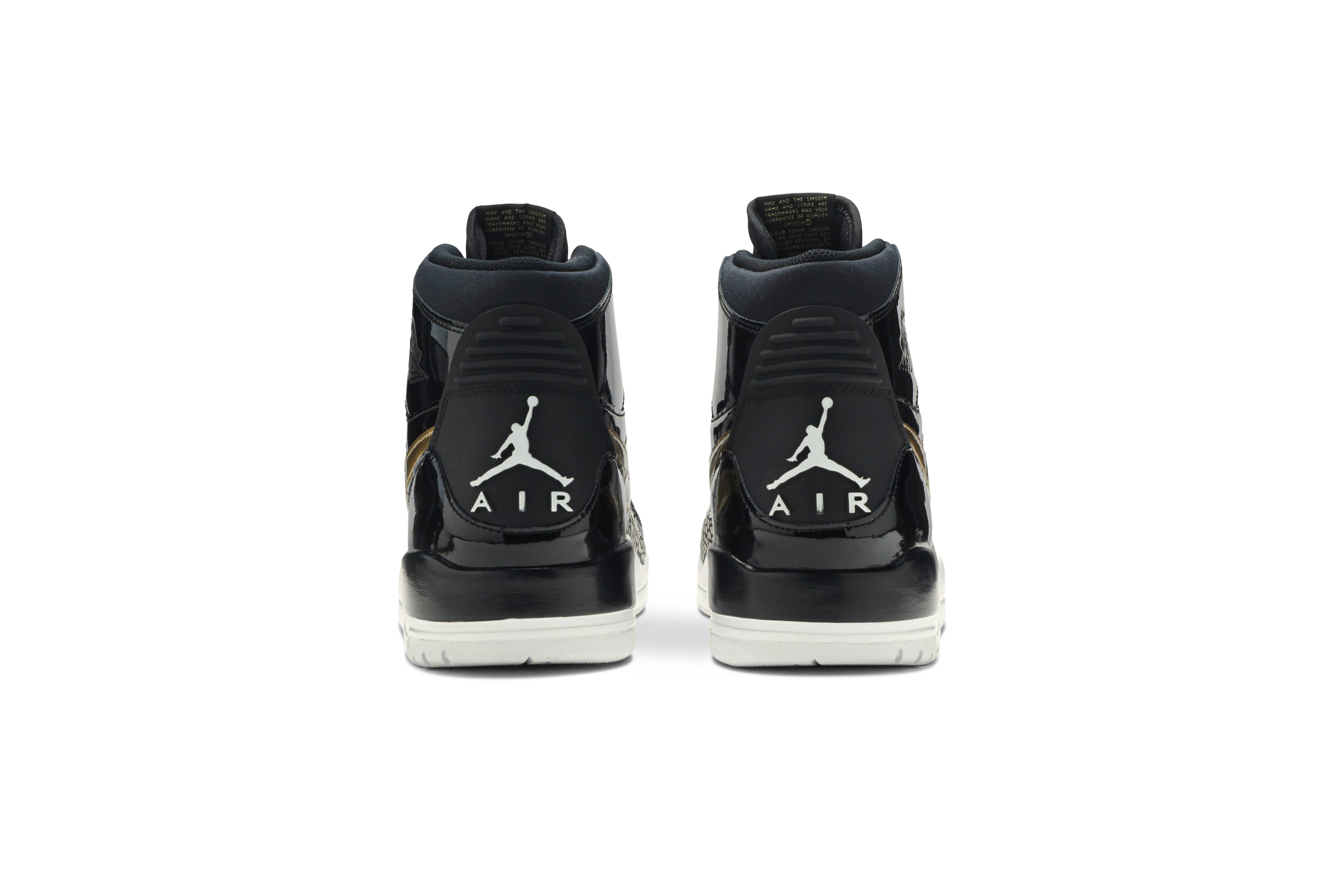Air Jordan Legacy 312 Black Gold Patent 