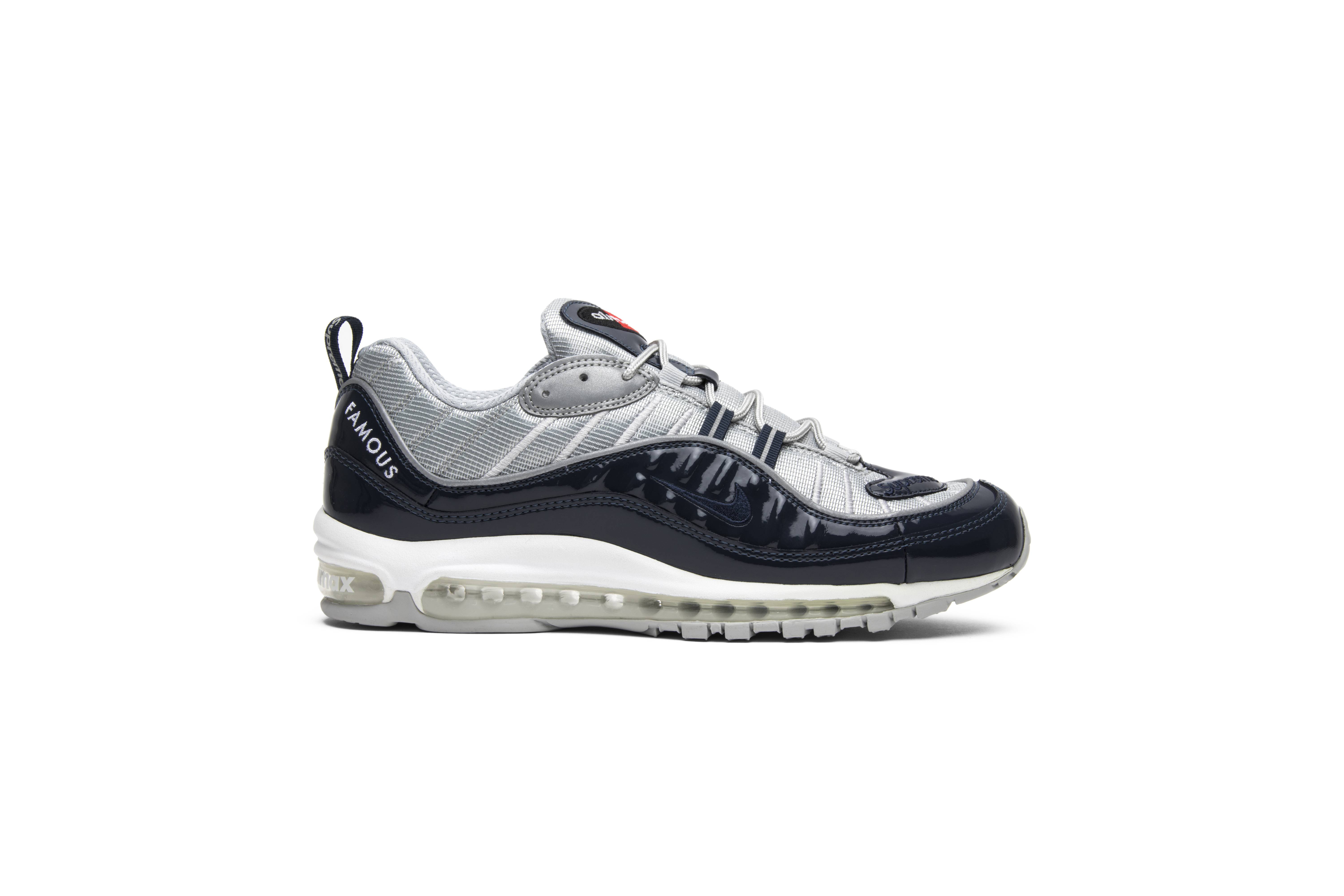 supreme x nike air max 98 black