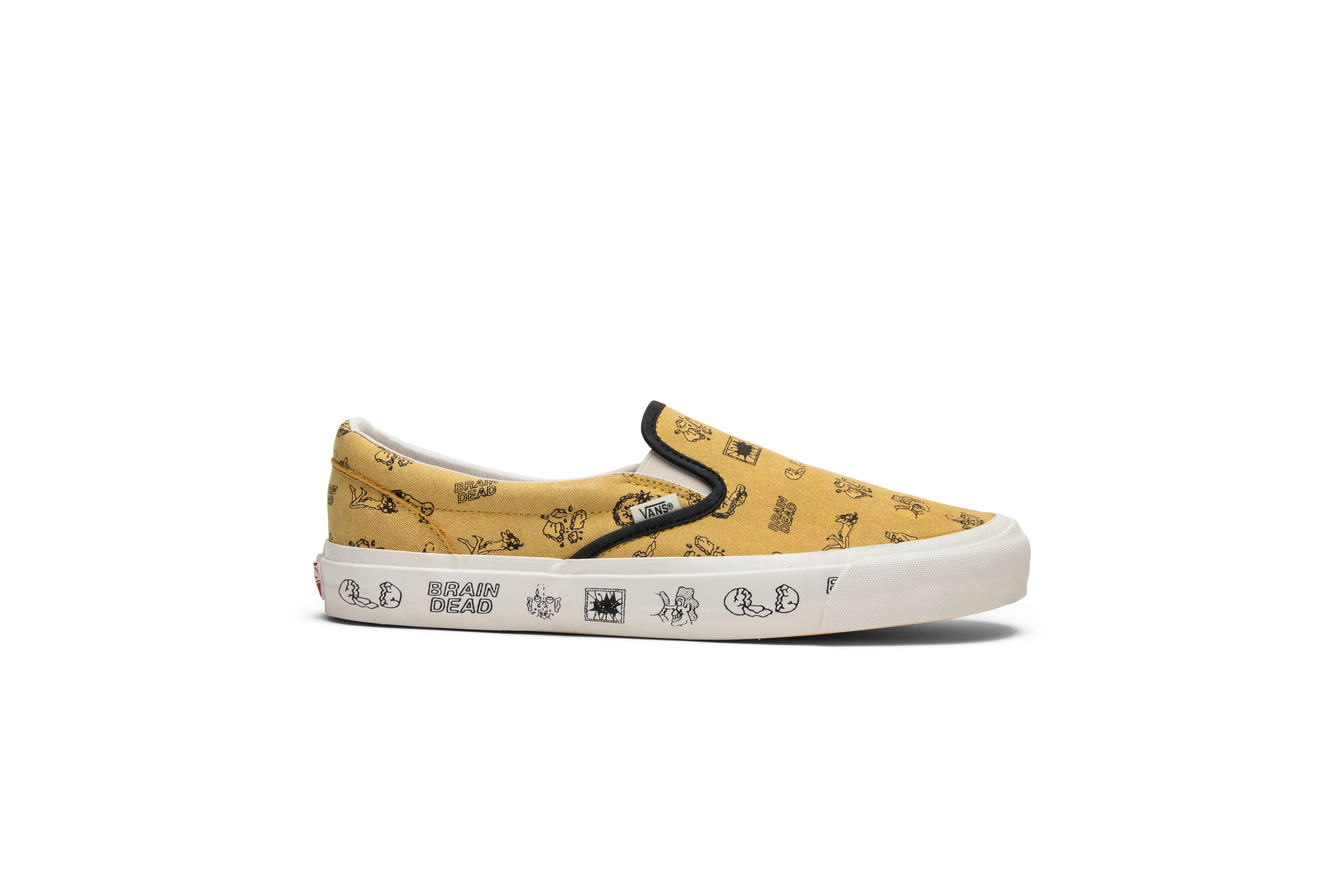 vans slip on brain dead