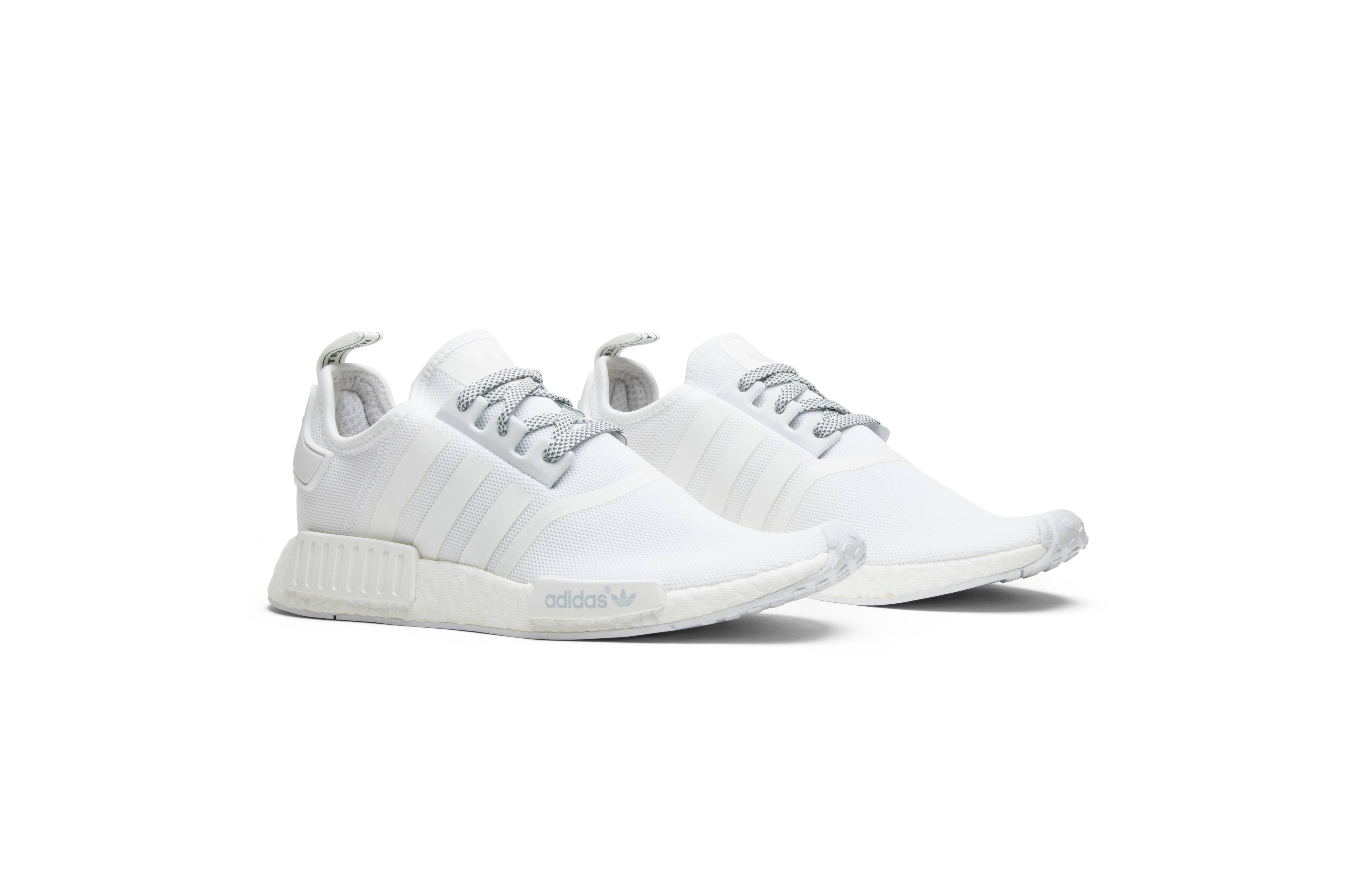 adidas nmd white reflective