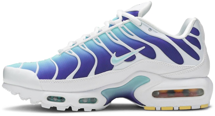 Jahreszeit Liebling Bogen air max plus white bleached aqua fierce