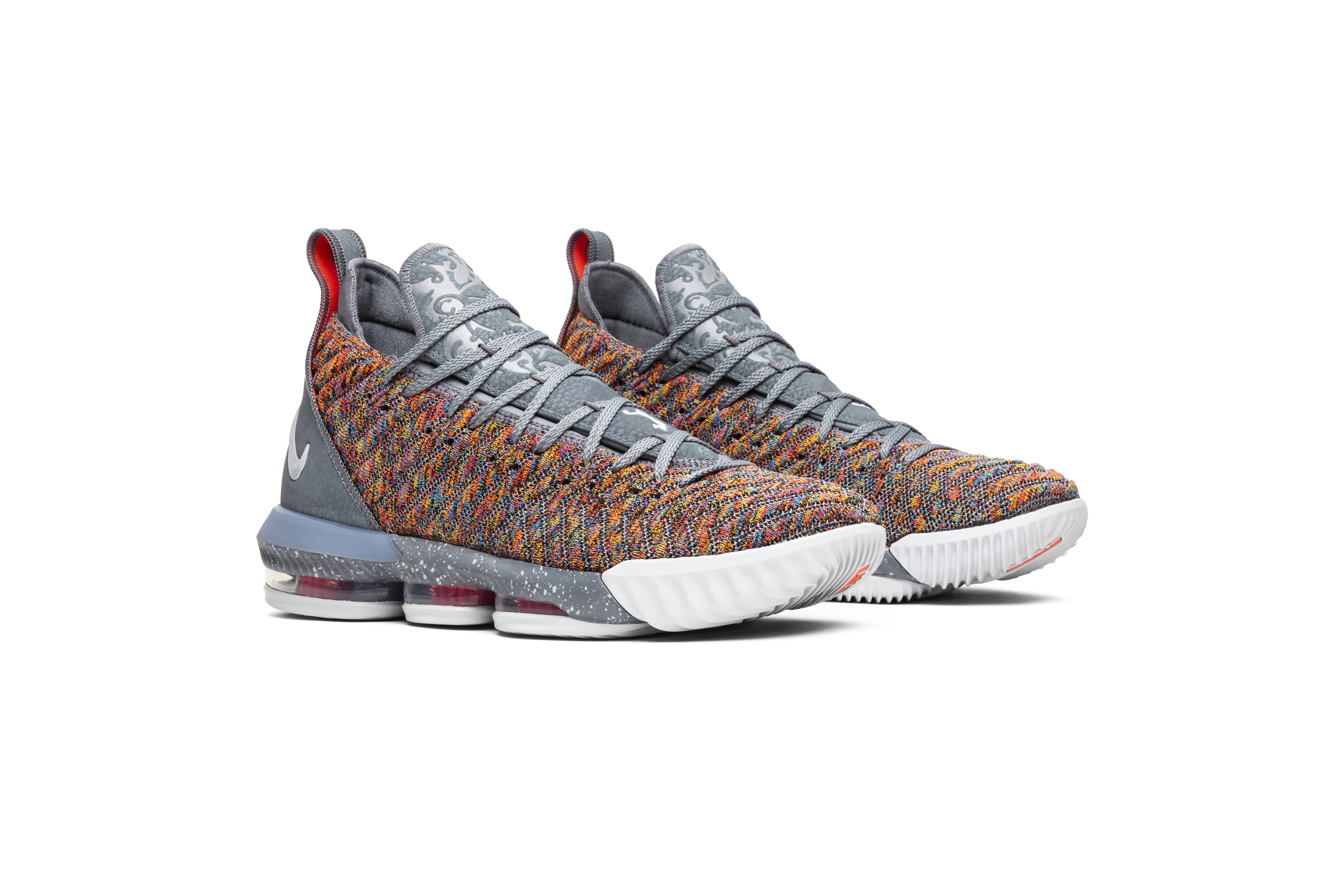 lebron 16 multi color