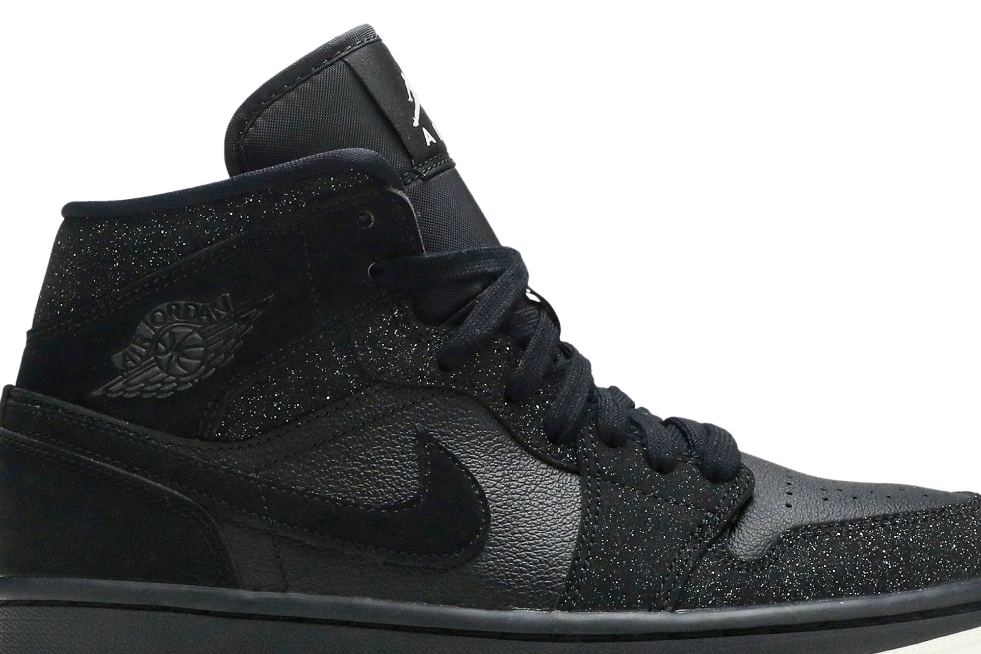 jordan 1 mid glitter black