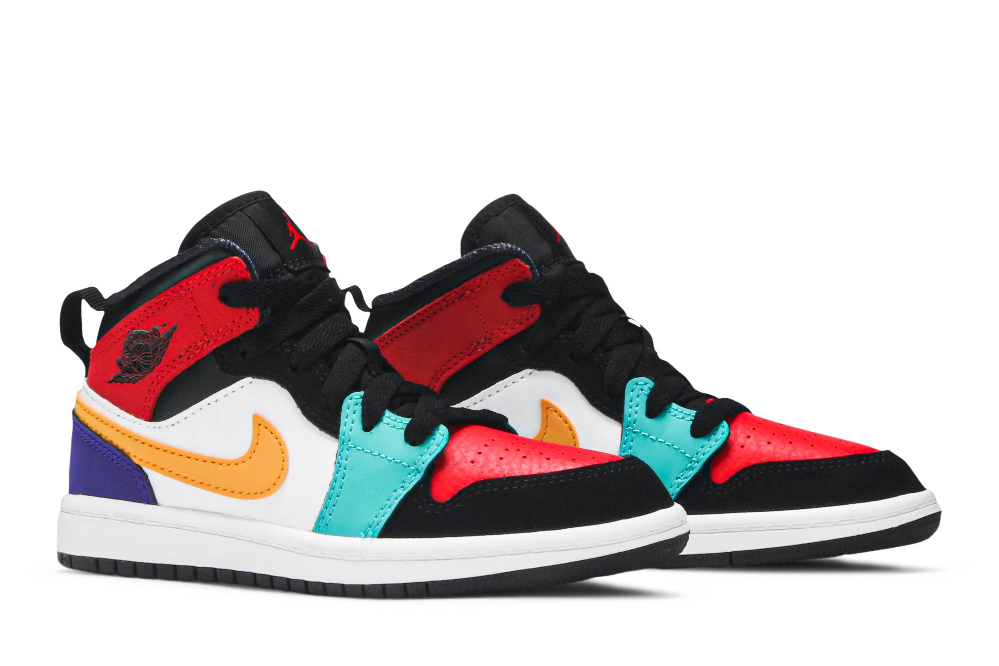 jordan 1 mid bred multicolor