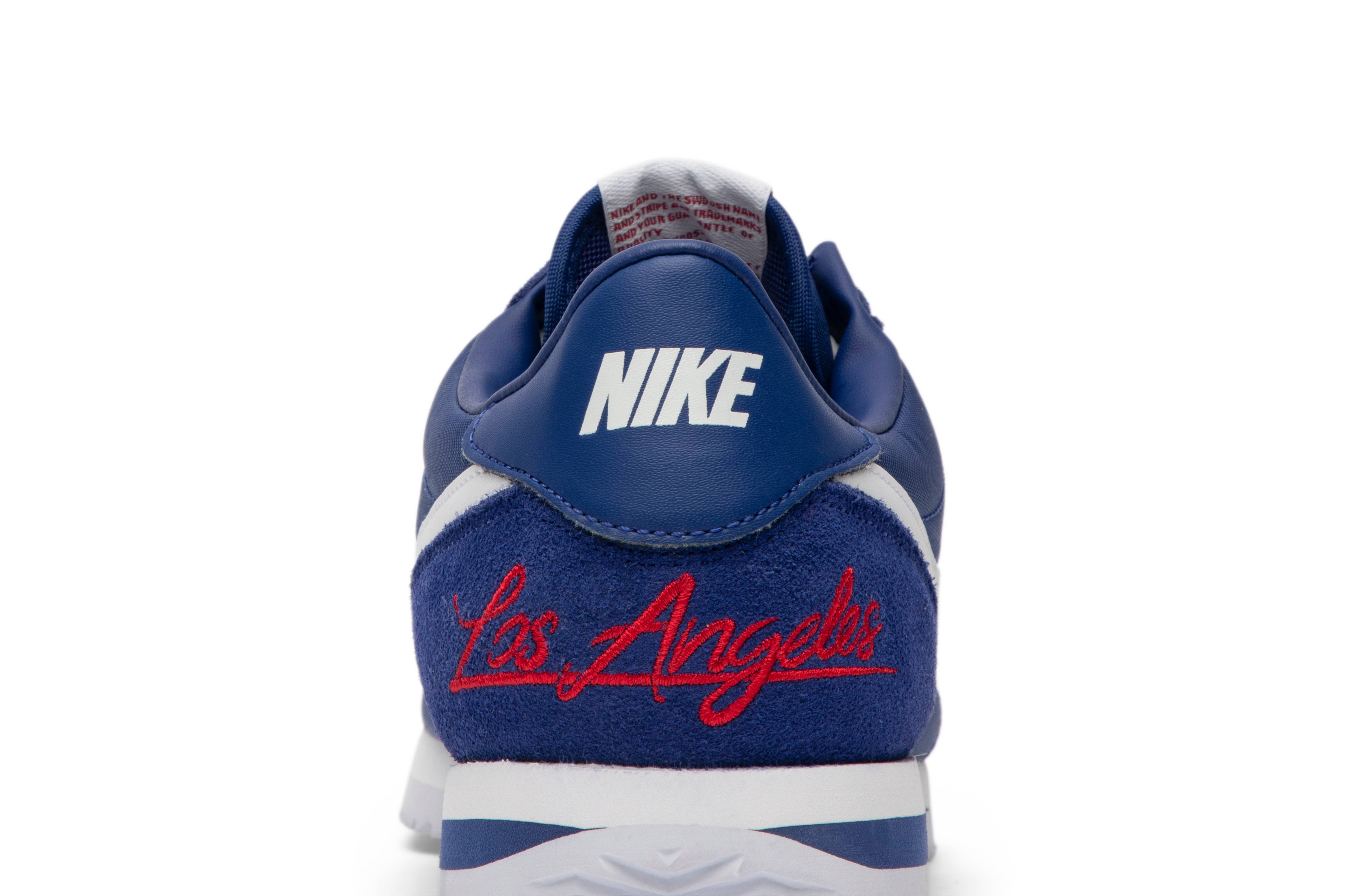 nike cortez los angeles blue