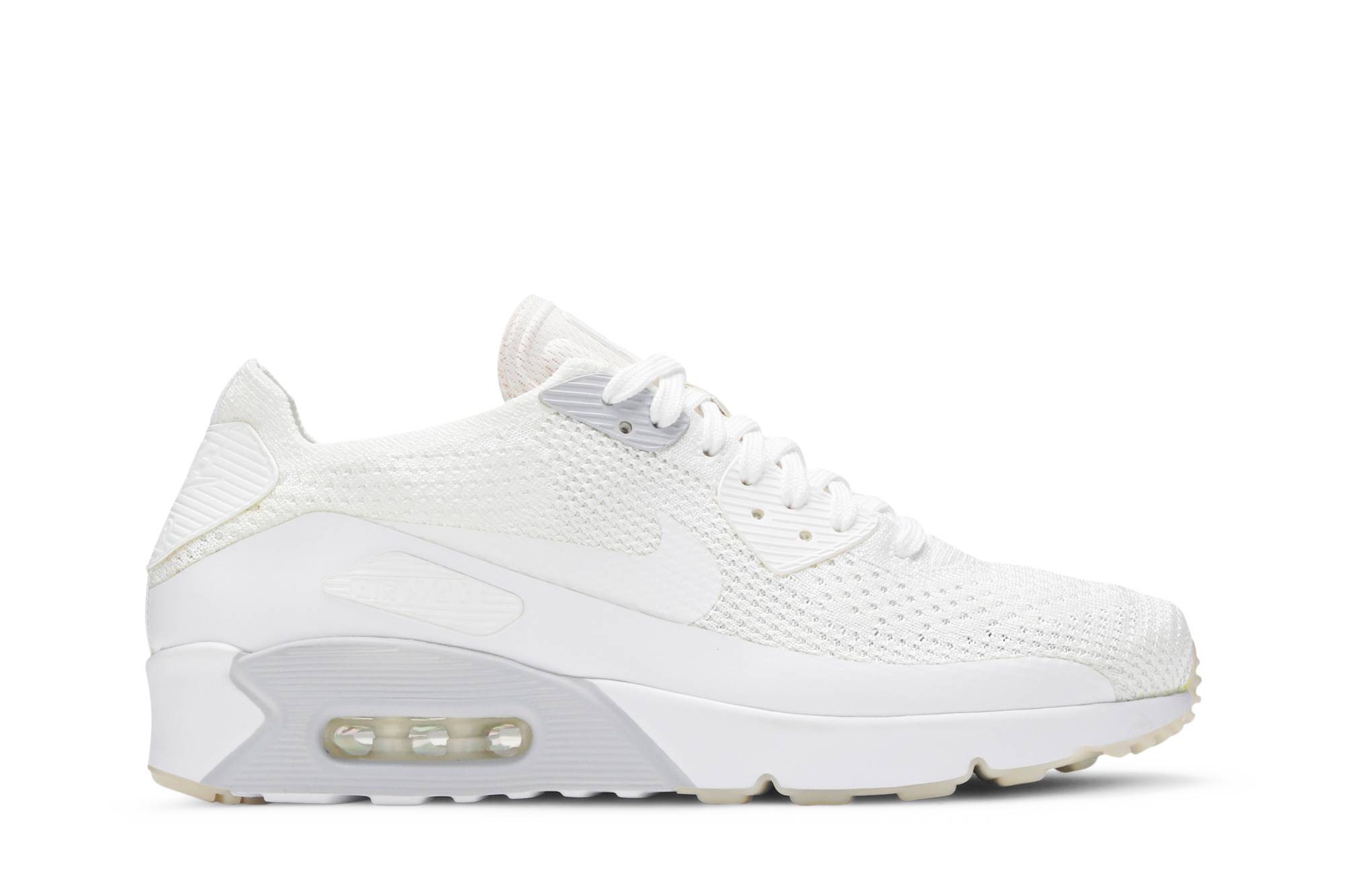 white air max 90 flyknit