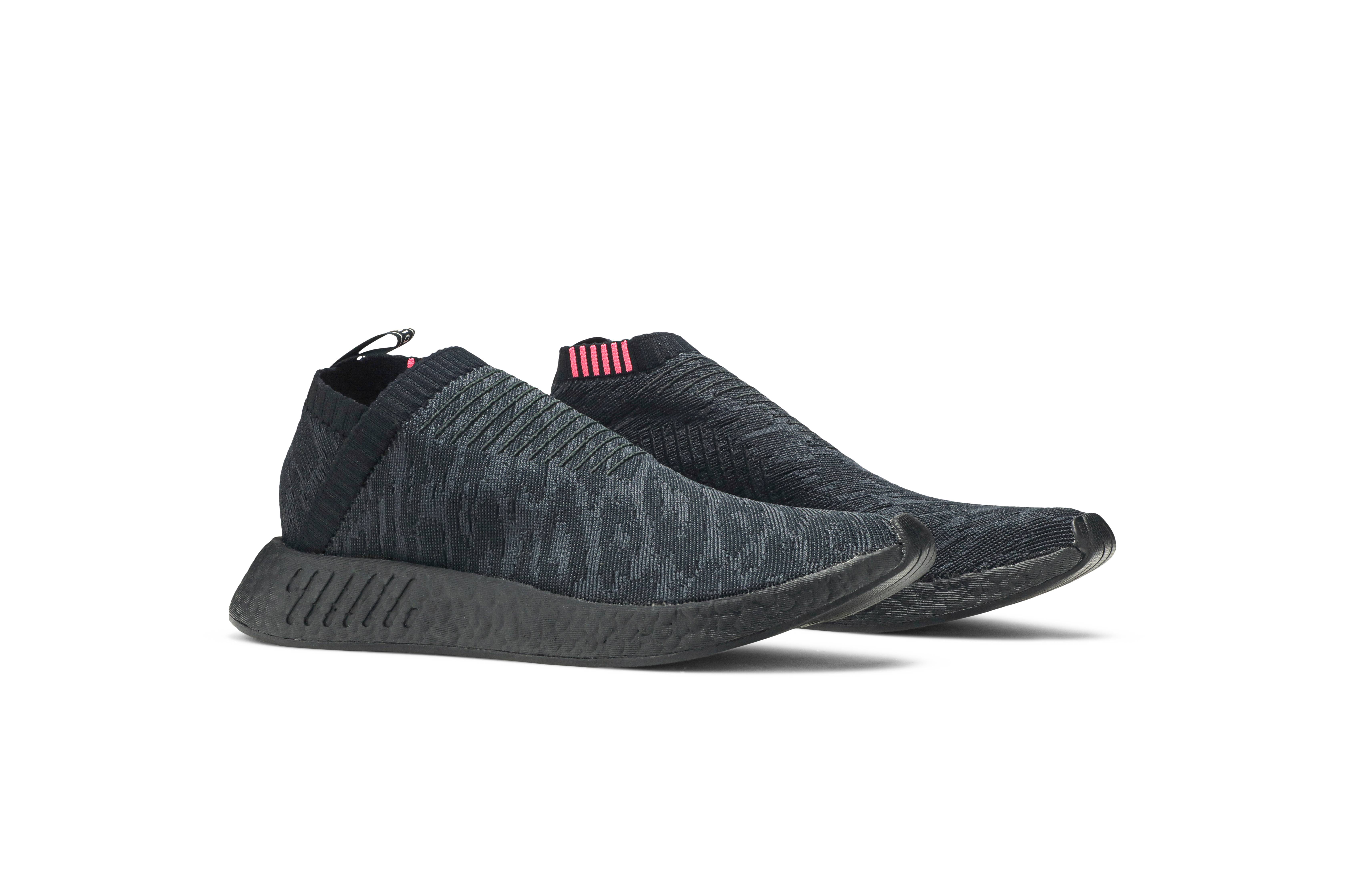 nmd cs2 triple black shock pink