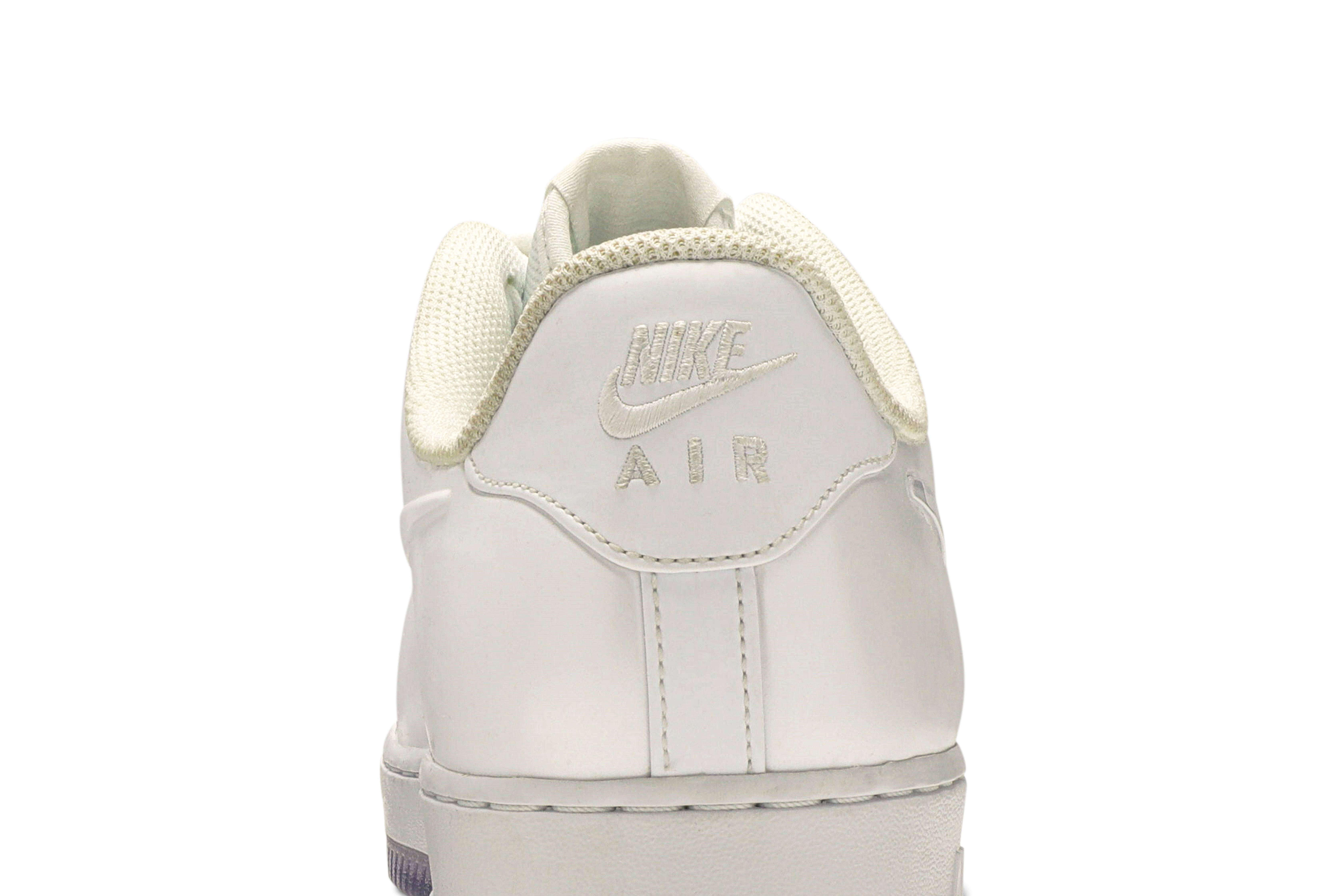 nike air force 1 foamposite triple white