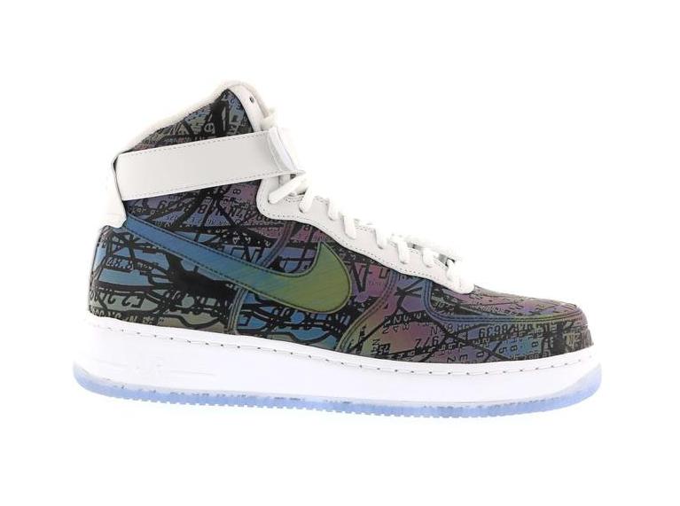 nike sf air force 1 high black dynamic yellow