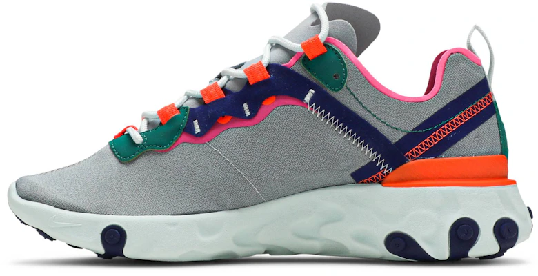 Nike React Element 55 Wolf Grey Multi Color Wmns Bq2728 006 Novelship Nike React Element 55 Wolf Grey Multi Color Wmns Bq2728 006 Novelship