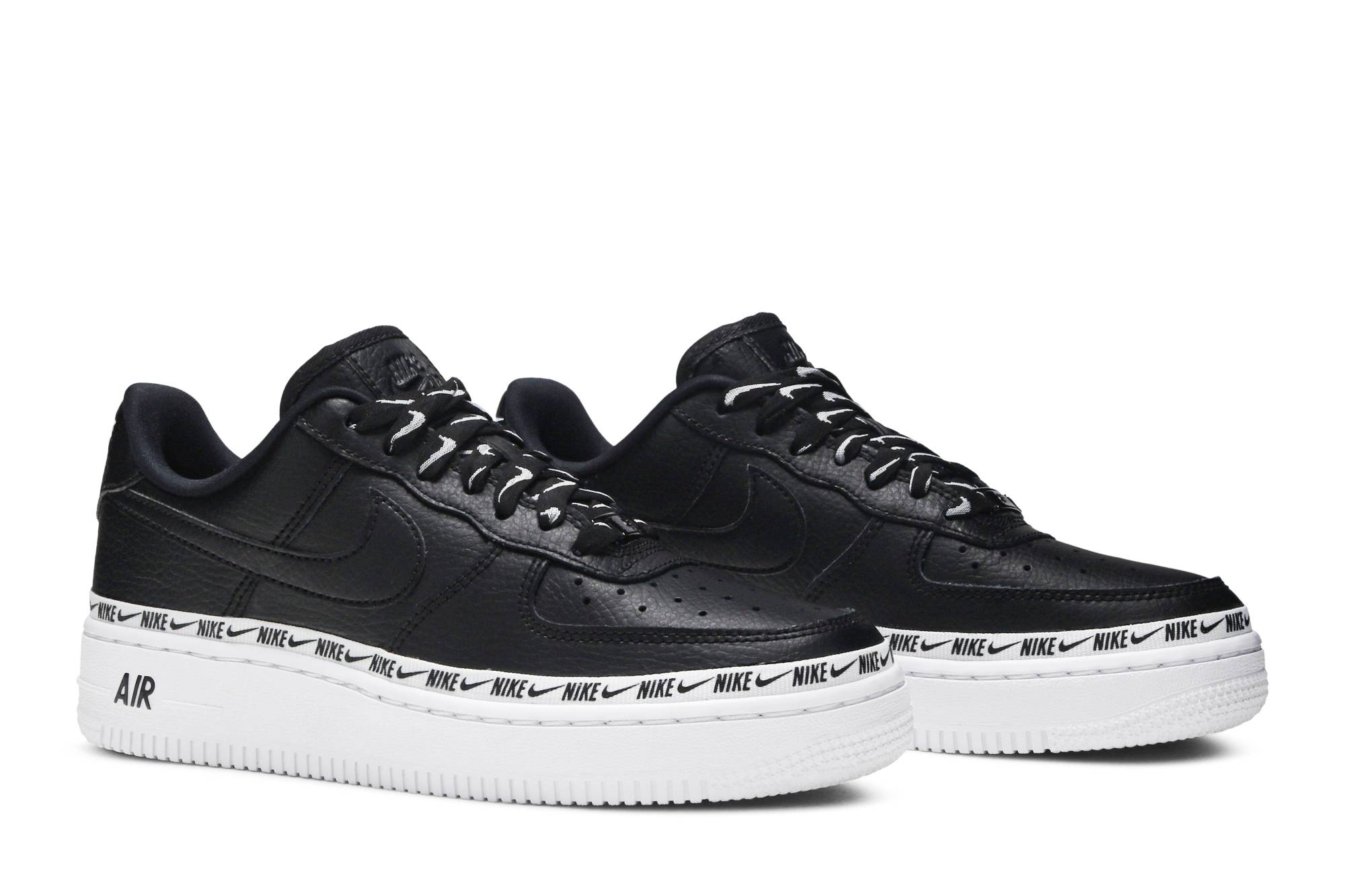 air force 1 low ribbon pack black