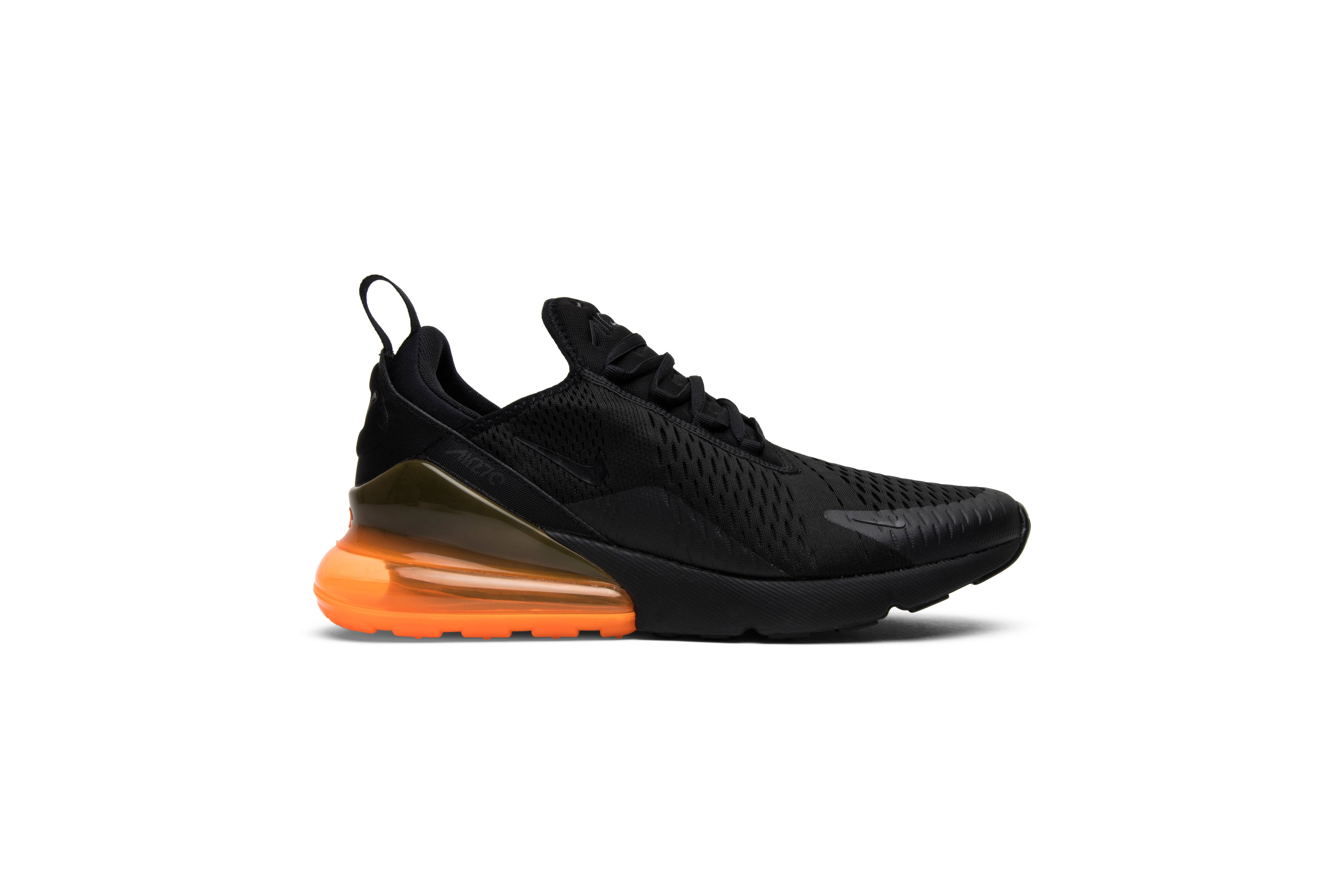 air max 270 black total orange