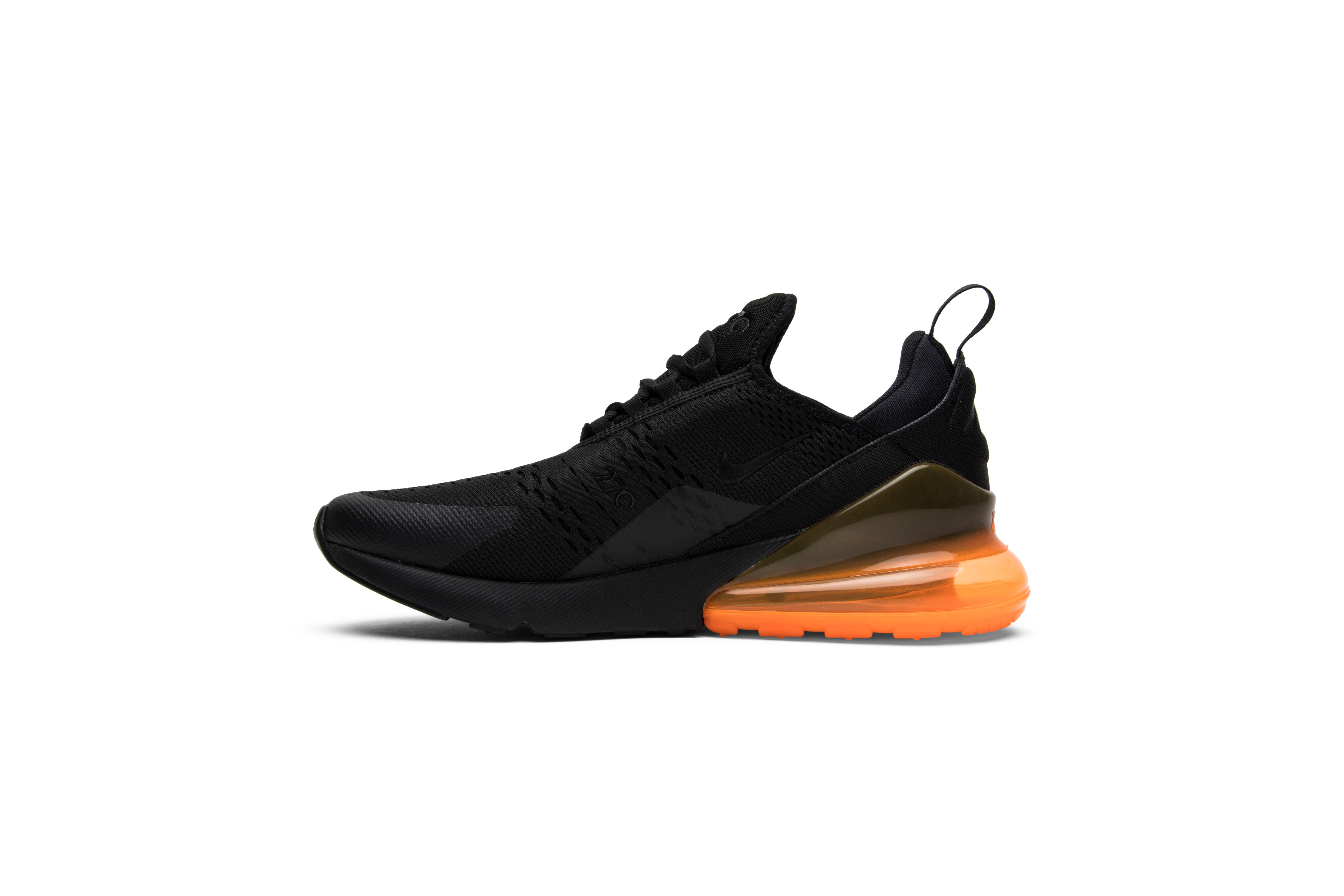 air max 270 black total orange