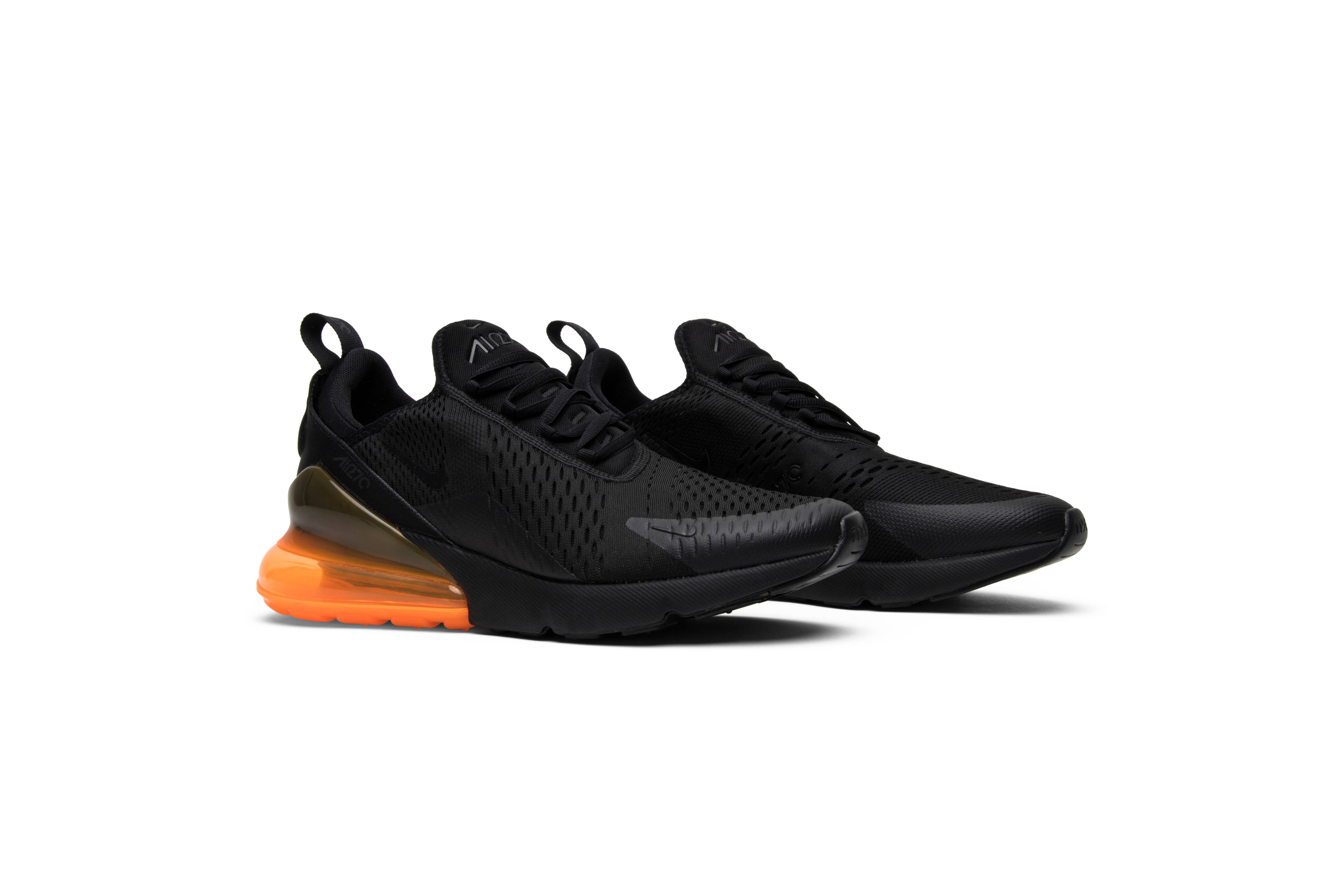 air max 270 black total orange